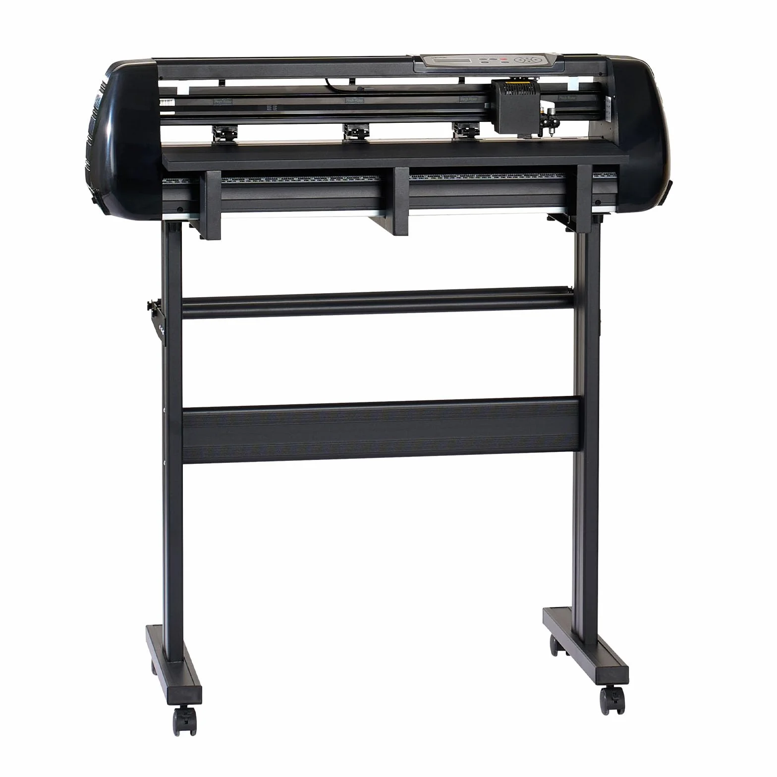 VEVOR Plotter da Taglio Vinile, Macchina da Taglio per Vinile, Macchina Taglierina, Larghezza di Alimentazione max. 720 mm, Doppie lame, Forza e Velocità Regolabili, Display LED con Fogli Adesivi