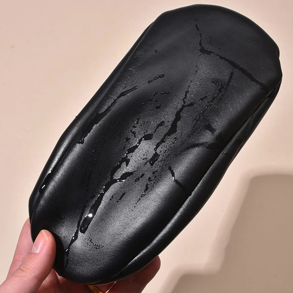 Calzini in pelle PU antiscivolo con fodera in pile
