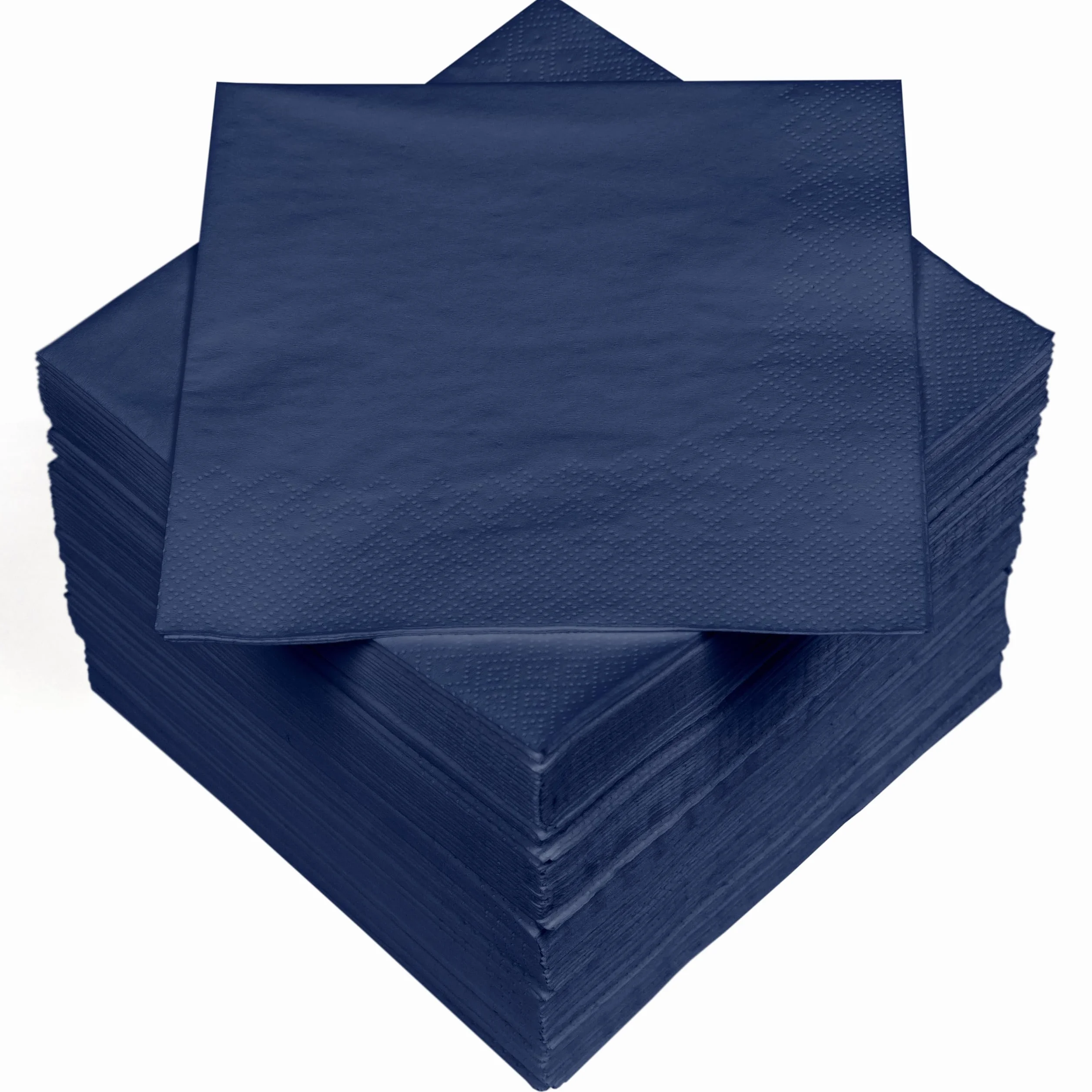 HEKU 100 tovaglioli in tinta unita 3 strati 33 x 33 cm blu scuro