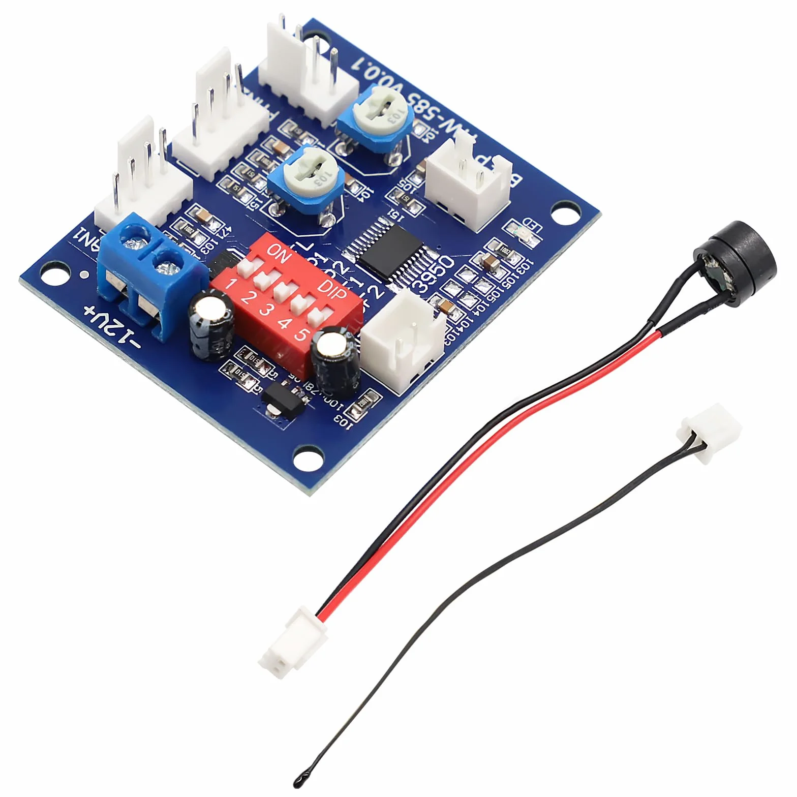 Modulo sensori PC PWM DC 12V 4 fili termostato regolatore velocità temperatura