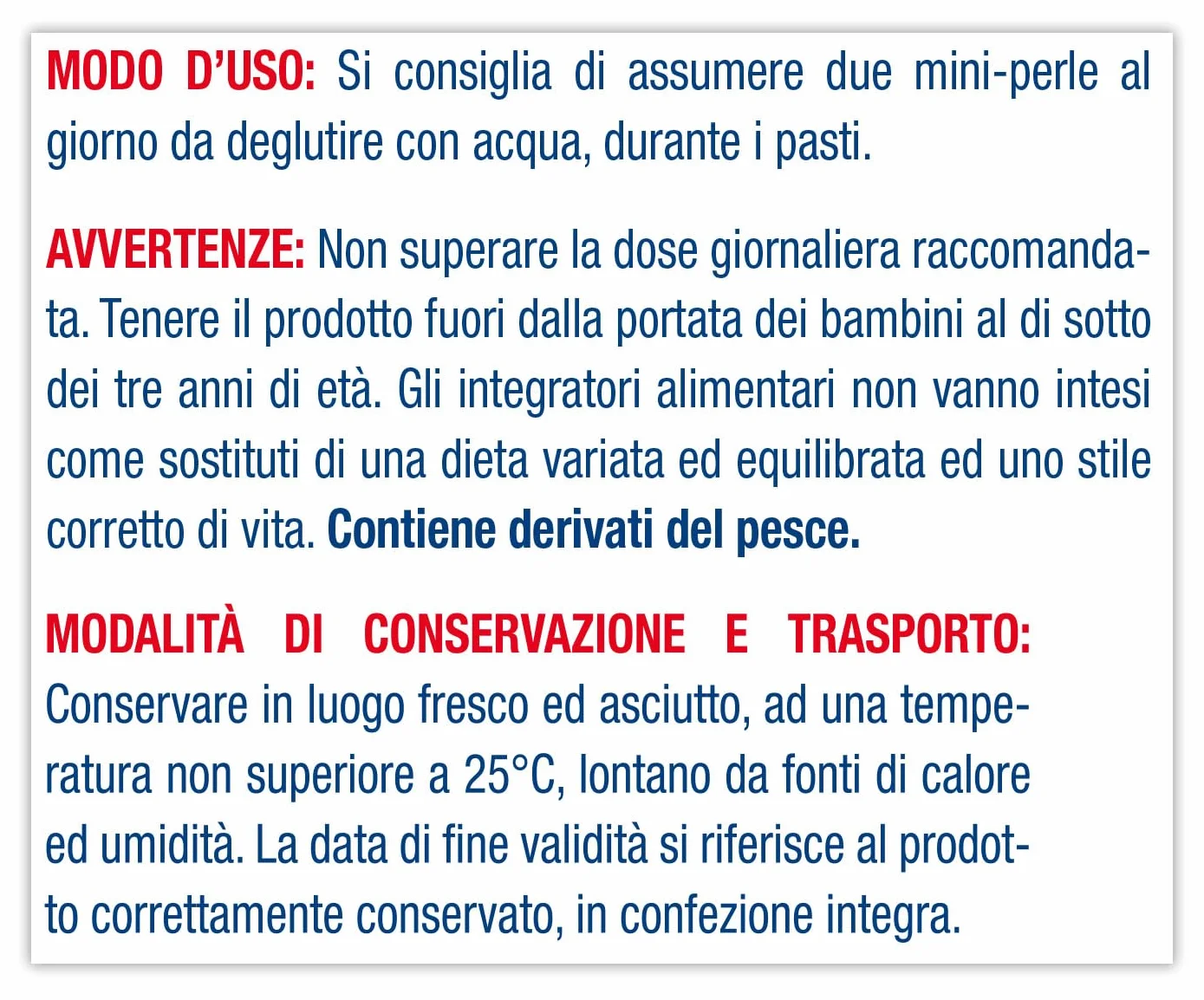 Omega 3 Act Integratore Alimentare Olio di Pesce EPA DHA 60 Mini Perle Funzione Cardiaca Cerebrale Visiva