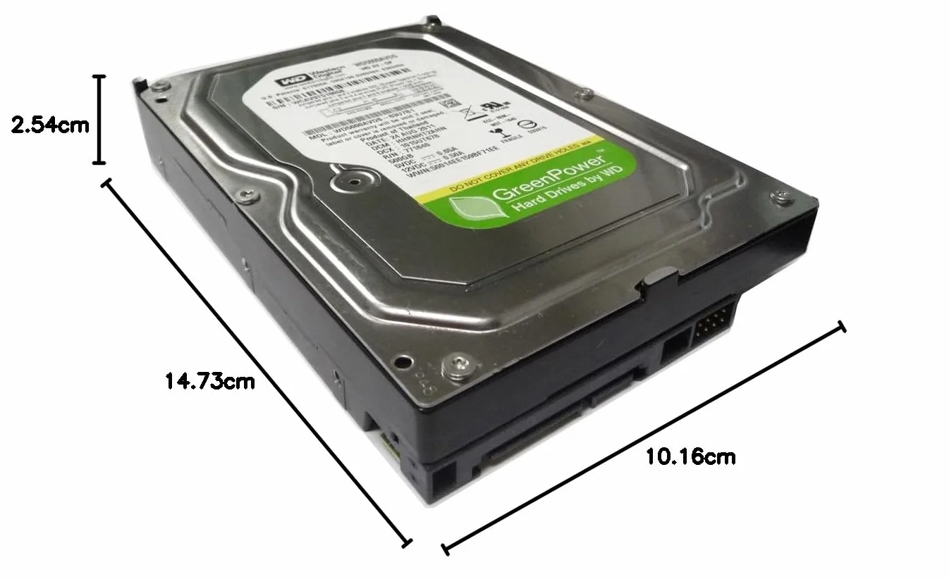 Western Digital Occidentale AV-GP Digitale HDD Interno da 3,5" da 500 GB, SATA, Buffer 32 MB, Nero