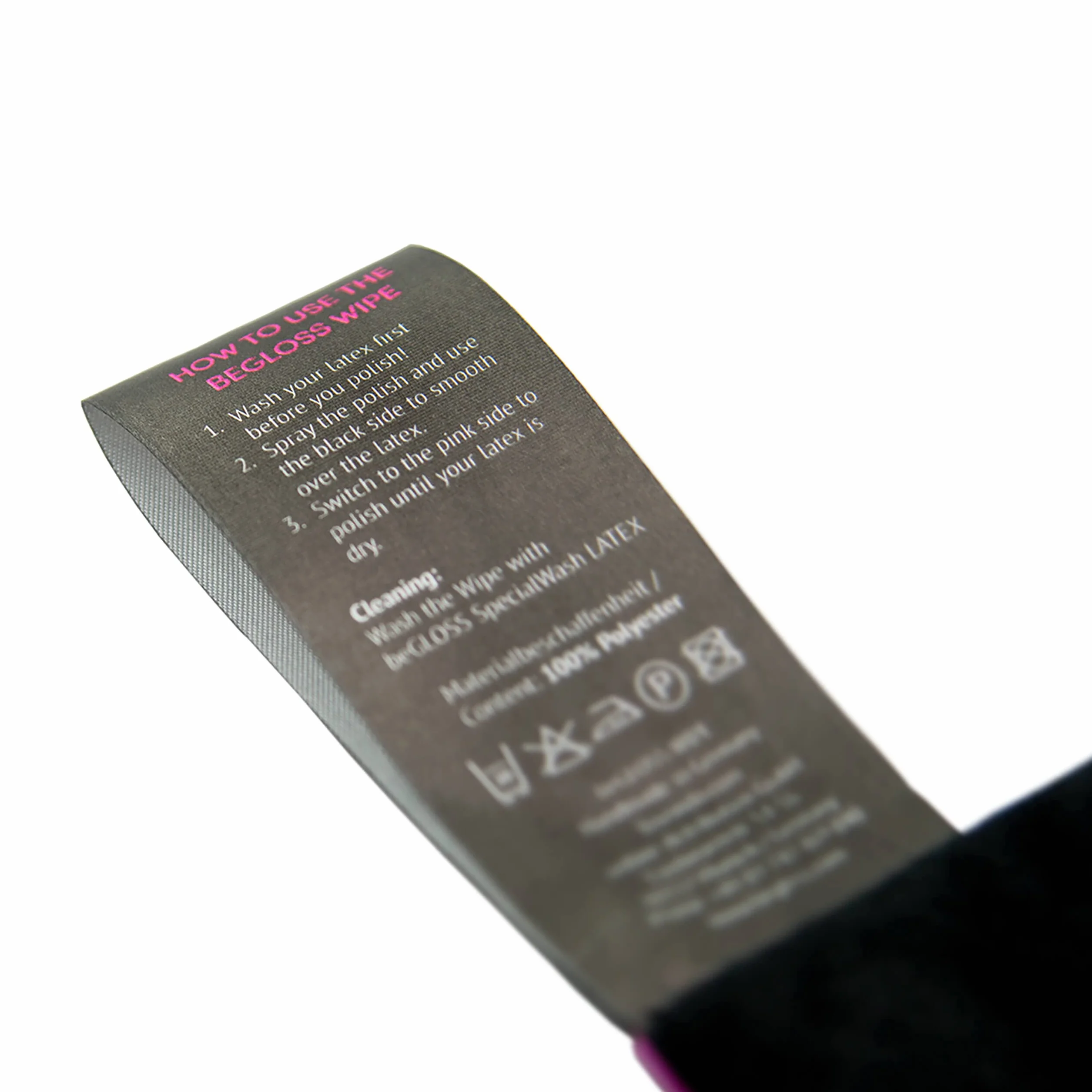 eGloss Wipe Perfect Shine Panno Lucido a Doppio Strato per Abbigliamento in Lattice