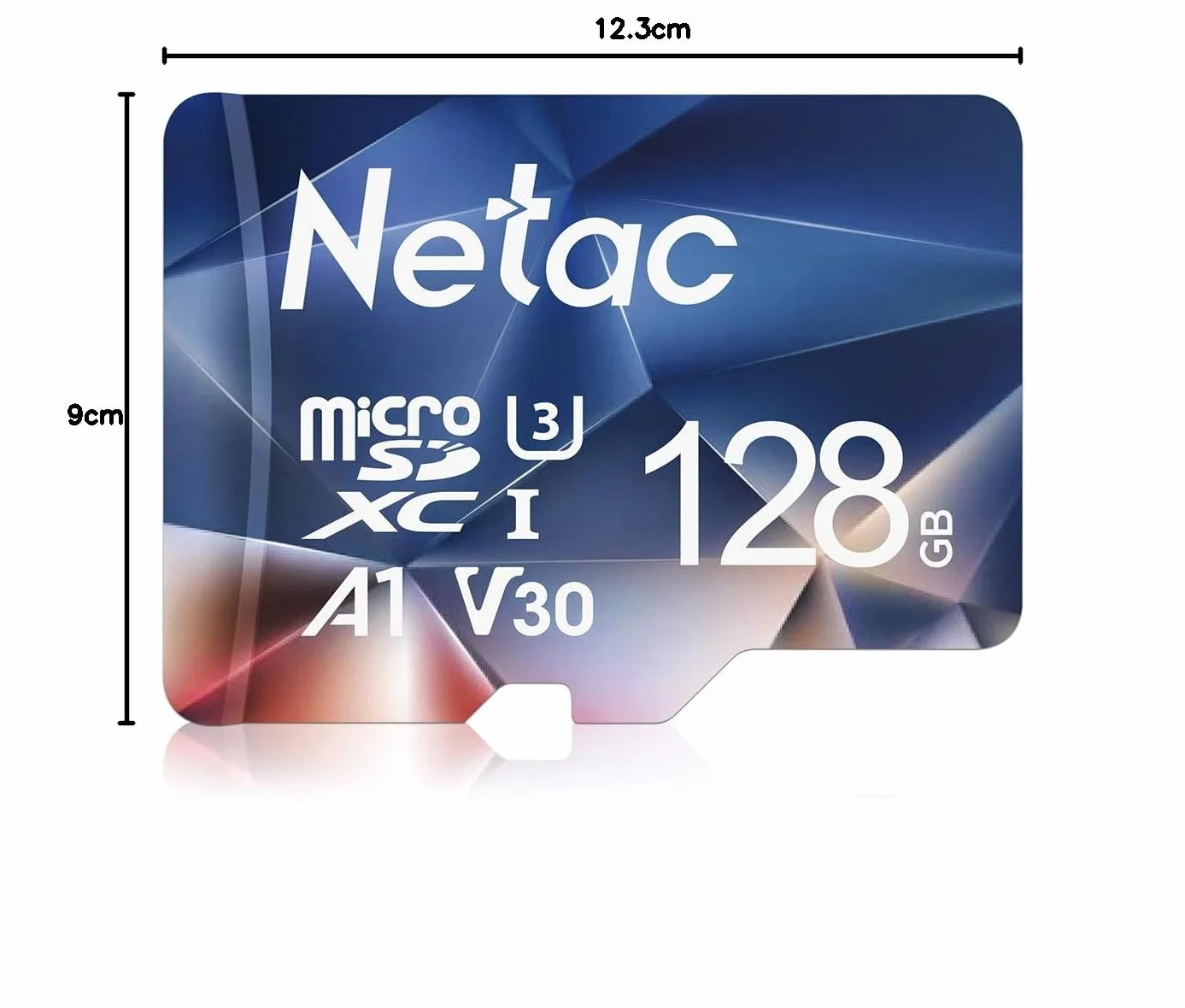 Netac 128GB Scheda Micro SD A1 U3 C10 V30 4K UHS-I