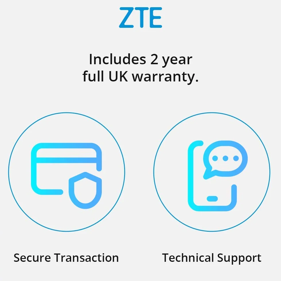 ZTE Low Cost Travel Hotspot bianco