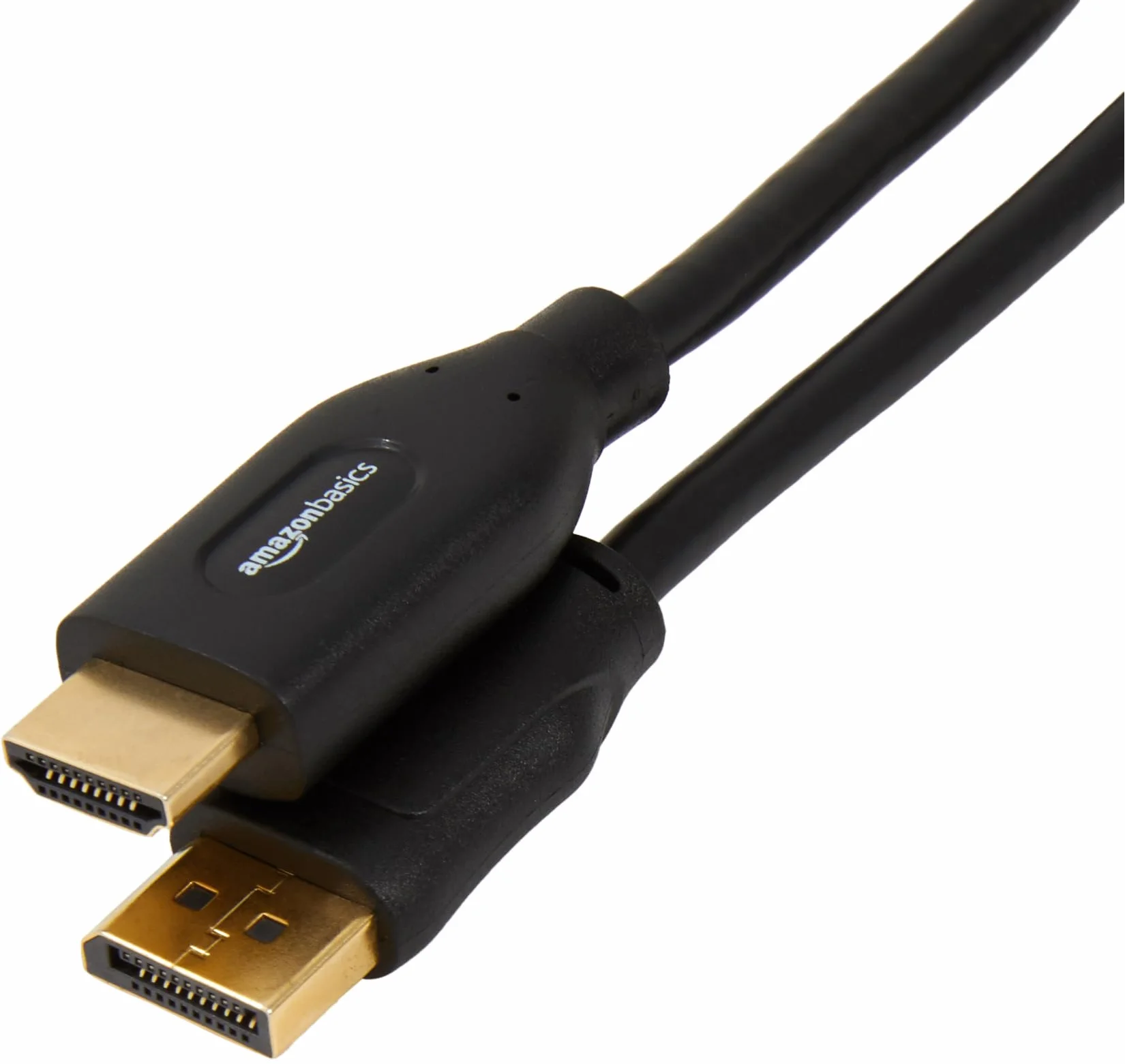 Amazon Basics Cavo DisplayPort a HDMI unidirezionale 4K 30Hz 1080p 1.8m Nero