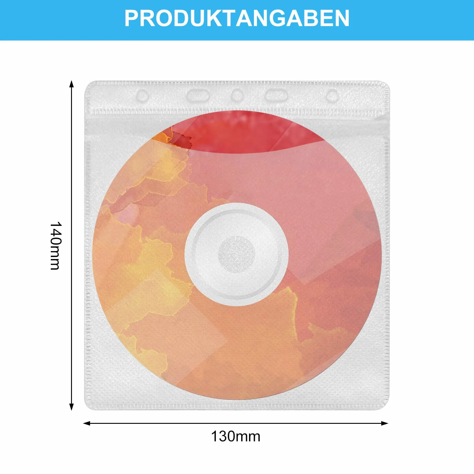 100 Pezzi Custodia CD/Dvd Plastica Polipropilene Trasparenti Doppia Faccia Porta CD Custodia per la Conservazione CD/Dvd Adatto per CD Singoli E Doppi (Bianco)