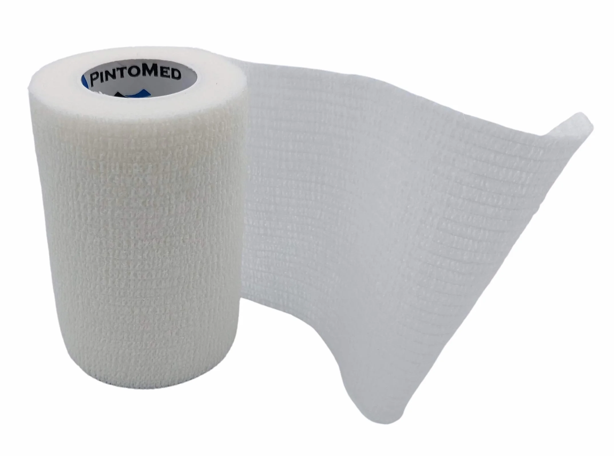 Benda Coesiva Autoadesiva 6 rotoli 7.5 cm x 4.5 m Garza Elastica Primo Soccorso Bianco