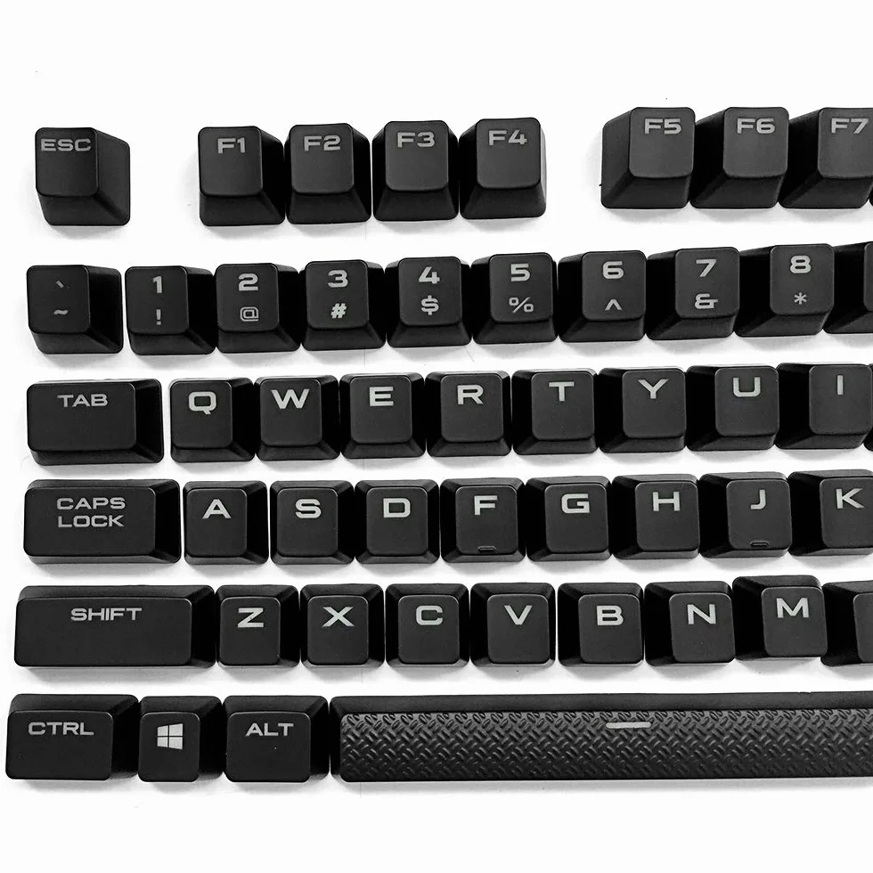 HUYUN Sostituzione originale 104 keycaps per Corsair K70 LUX RGB Rapidfire tastiera meccanica da gioco