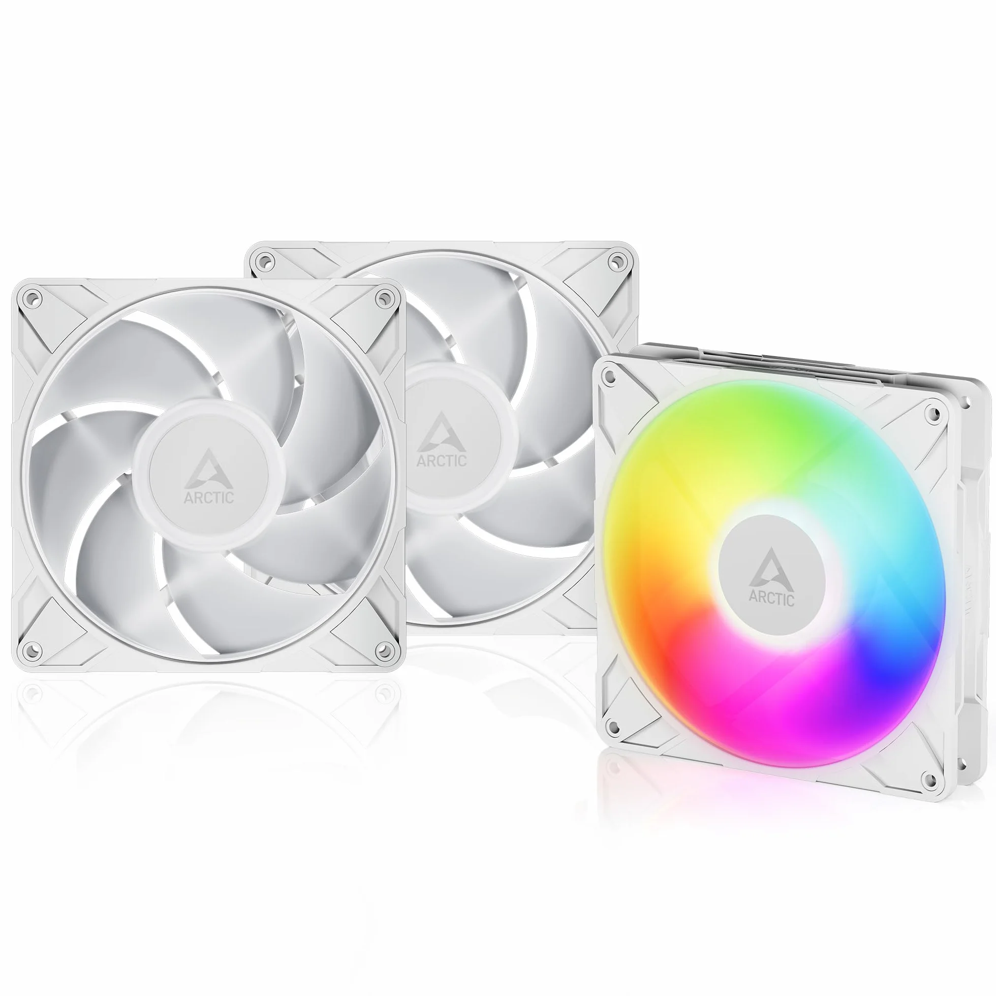 ARCTIC P14 Pro A-RGB White 3 Pezzi