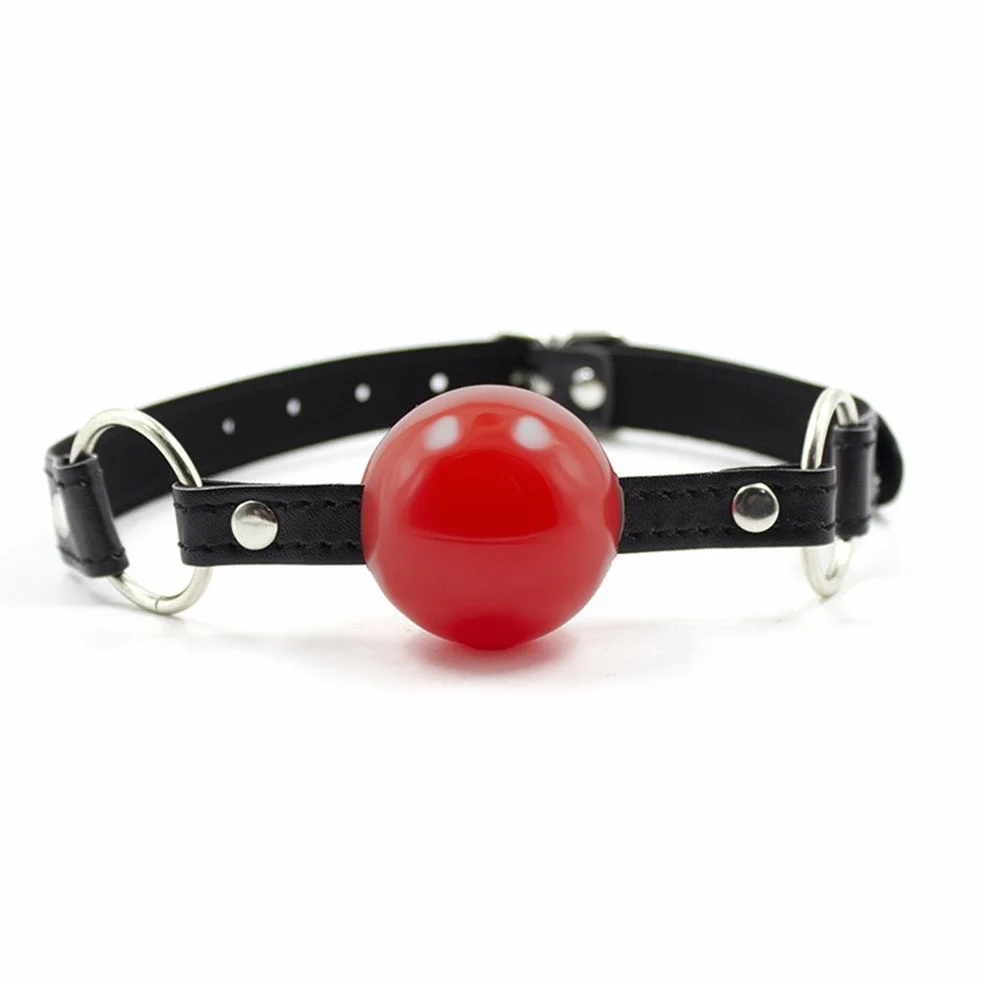 Silicone Knebel regolabile FETISH Ball Gag bocca Sex Spielzeug