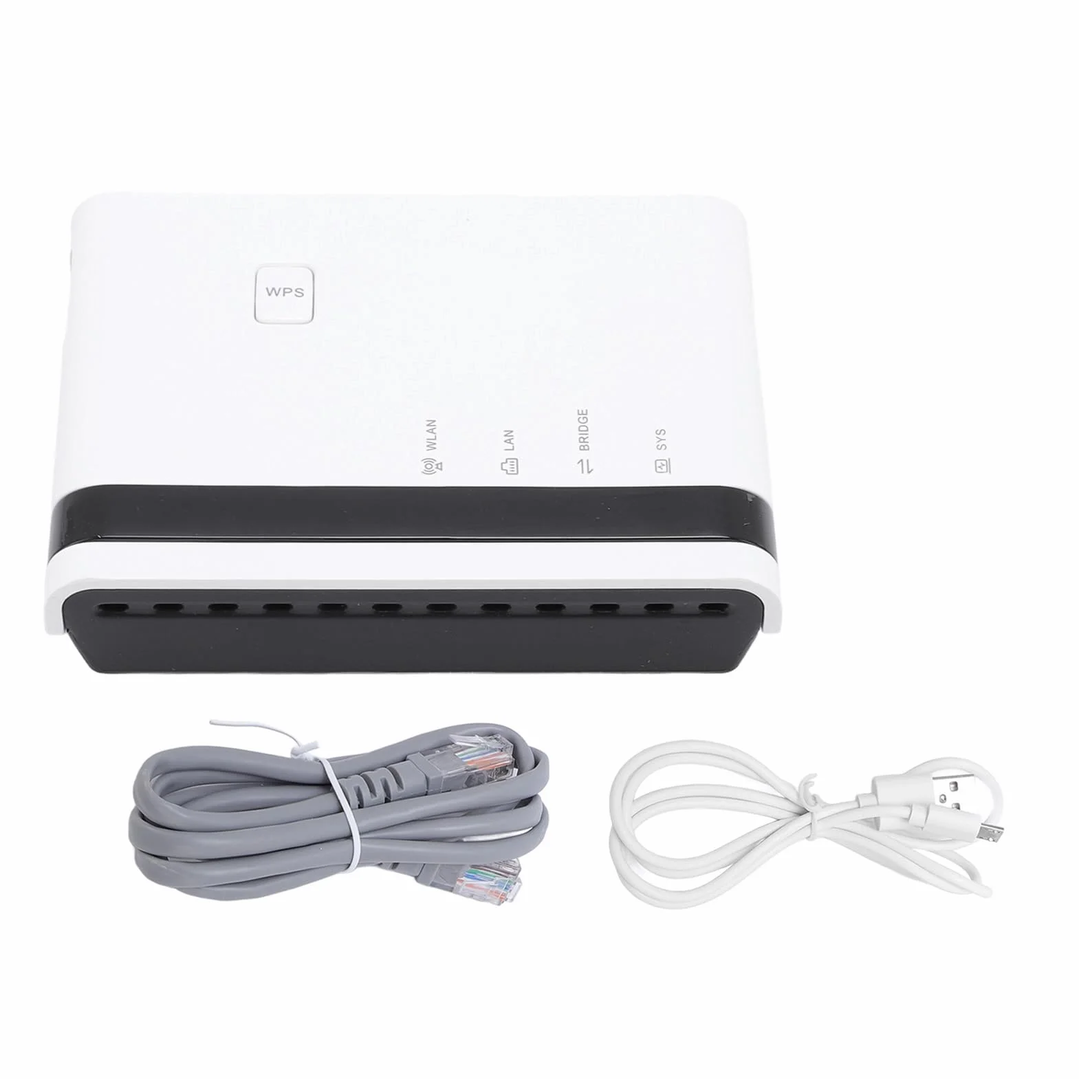 Bridge LAN Ethernet Wireless USB Print Server 2.0 per 4 Stampanti con Porta USB da 480 Mbps Rete da 100 Mbps per 7/8/10/11/OS X (Spina europea)