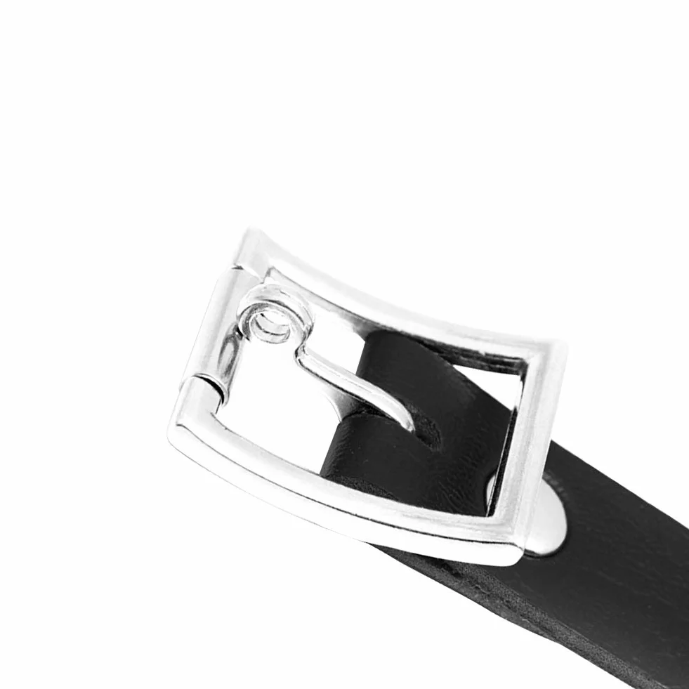 SXOVO Gag in Pelle con Chiusura in Ottone Bocca Gag Ball Bondage Rosso