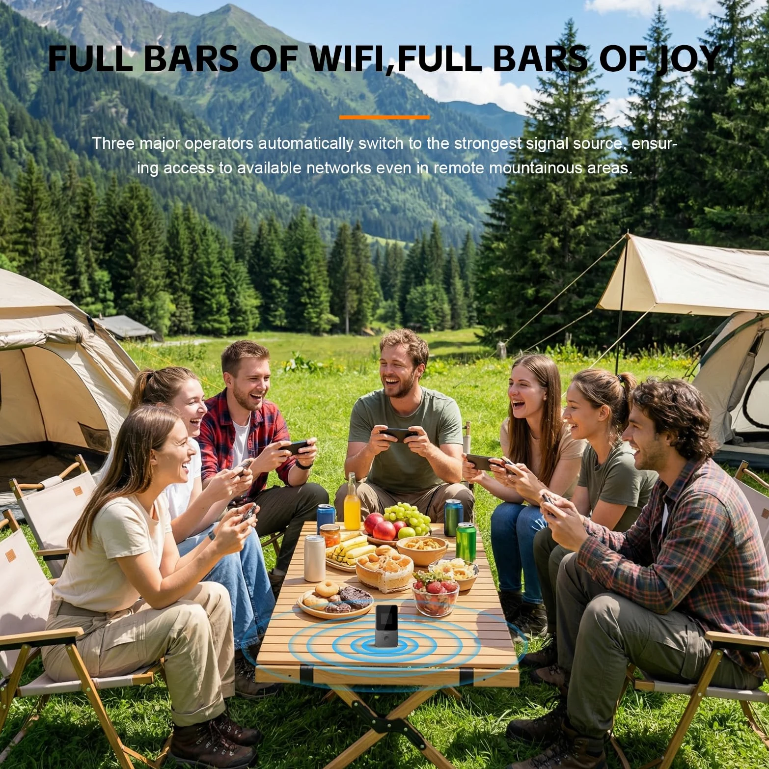 Hotspot WiFi portatile globale per viaggi, nessuna SIM richiesta, router 4G LTE che copre oltre 140 paesi, pay-as-you-go, collega fino a 10 dispositivi, dati USA da 10 GB inclusi, dati gratuiti a vita