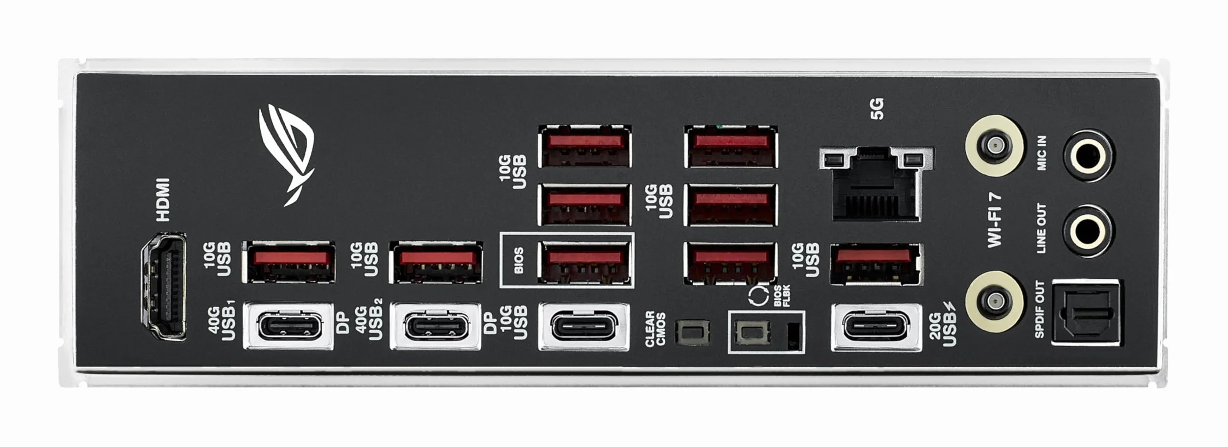 ASUS ROG Strix X870E-E Gaming WiFi Scheda madre AMD, 18+2+2 stadi di alimentazione, slot DDR5, cinque slot M.2, PCIe 5.0, GPU di nuova generazione, WiFi 7, USB 20G con PD 3.0 fino a 30W, Aura Sync