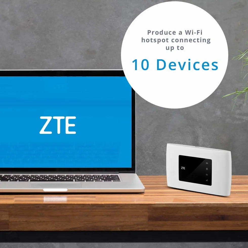 ZTE Low Cost Travel Hotspot bianco