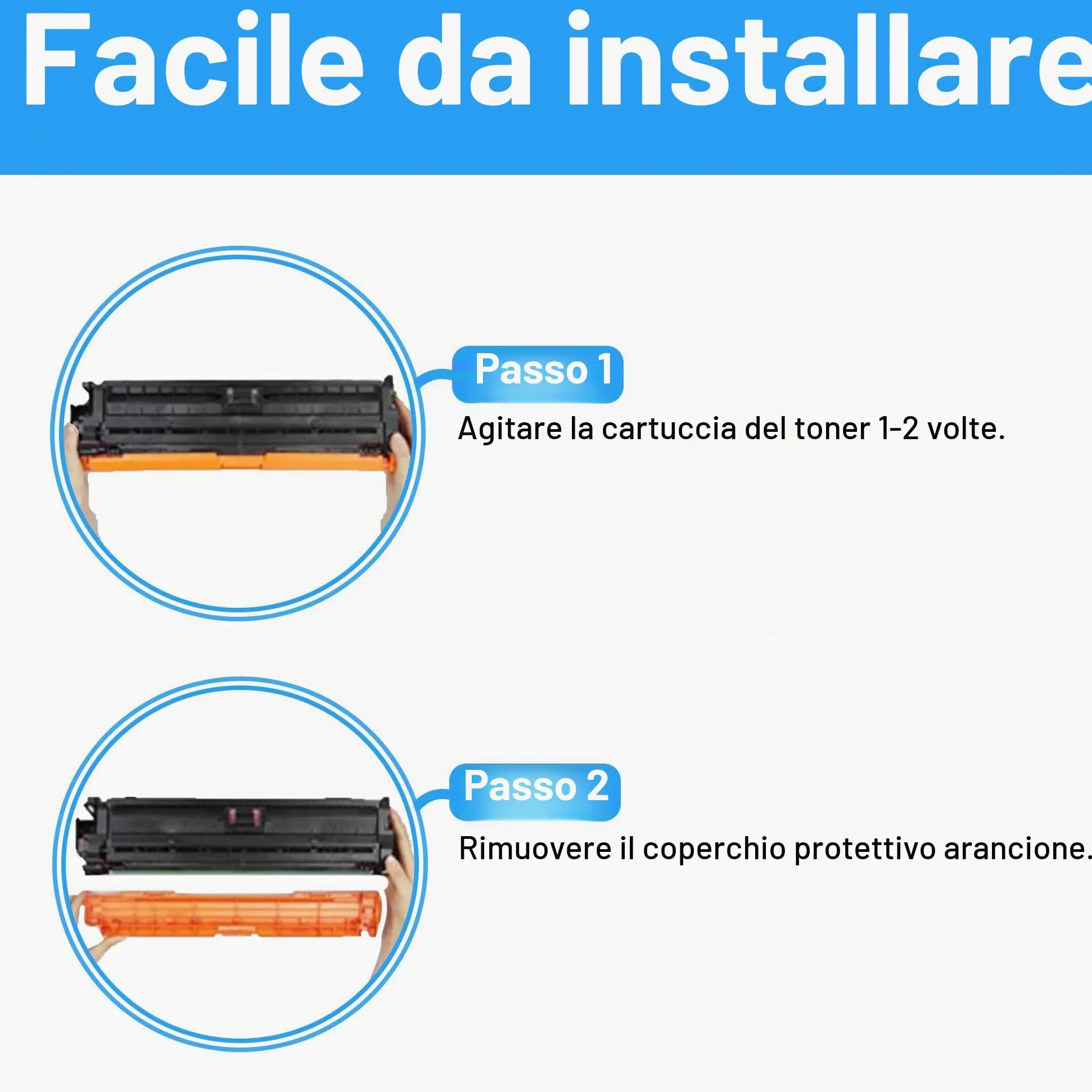 LCL Cartucce di Toner Rigenerate 307A CE740A CE741A CE742A CE743A (4-Pack) | Sostituzione per HP Color Laserjet CP5225 CP5225n CP5225dn(Nero Ciano Magenta Giallo)
