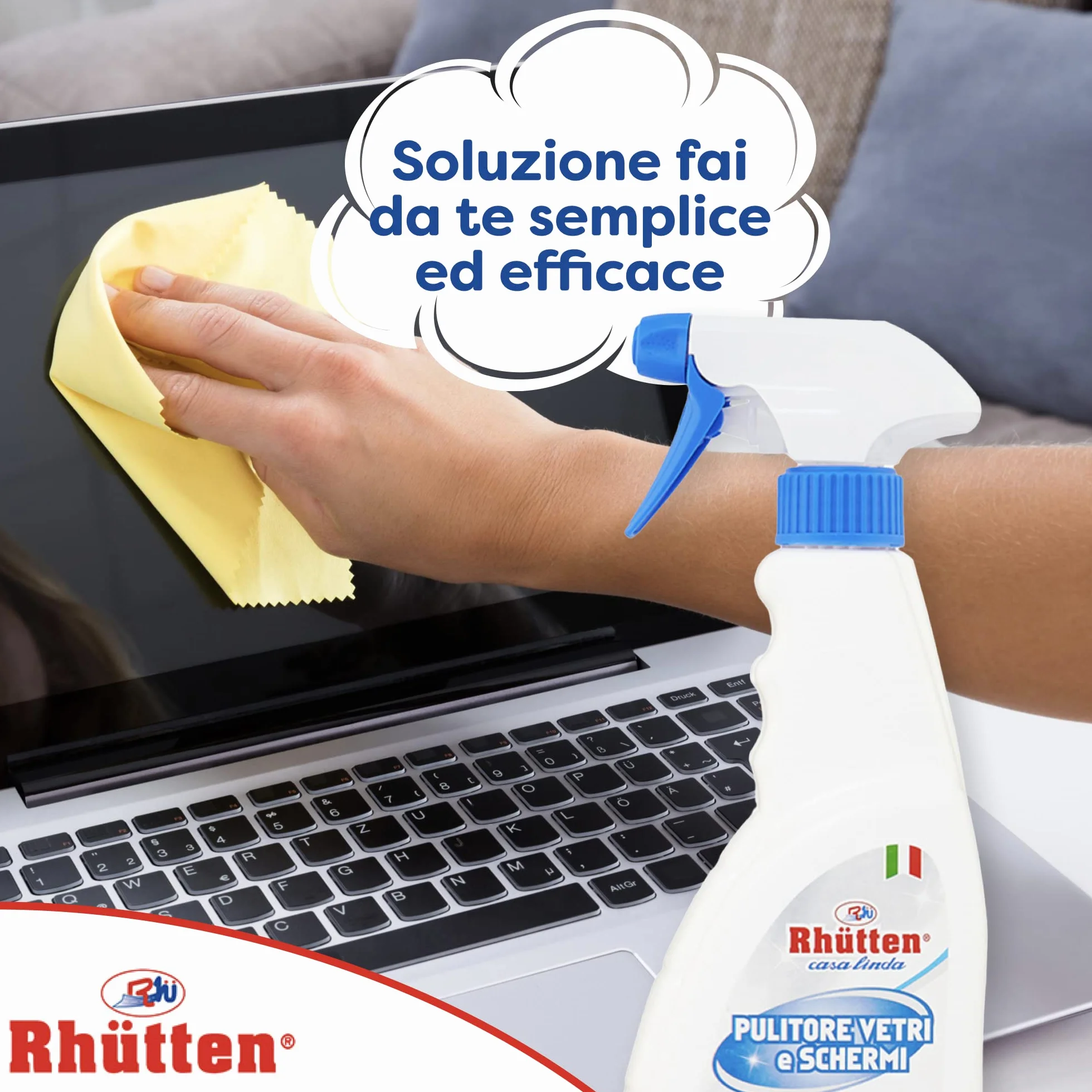 Rhutten Pulitore Vetri e Schermi 750ml