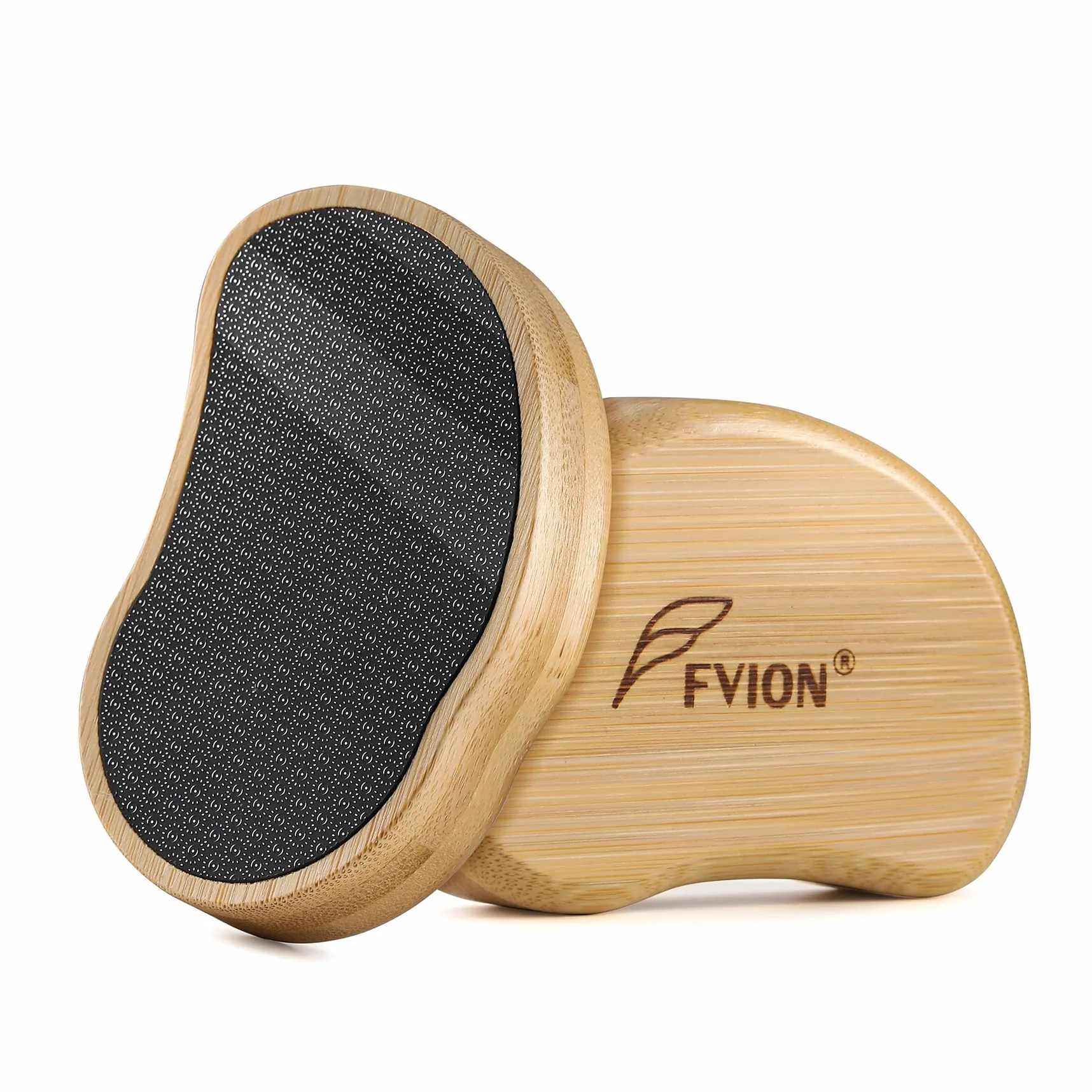 Raspa Piedi Professionale in Vetro Nano FVION Lima 2 in 1 Togli Calli Pelle Dura Callosa (Giallo)