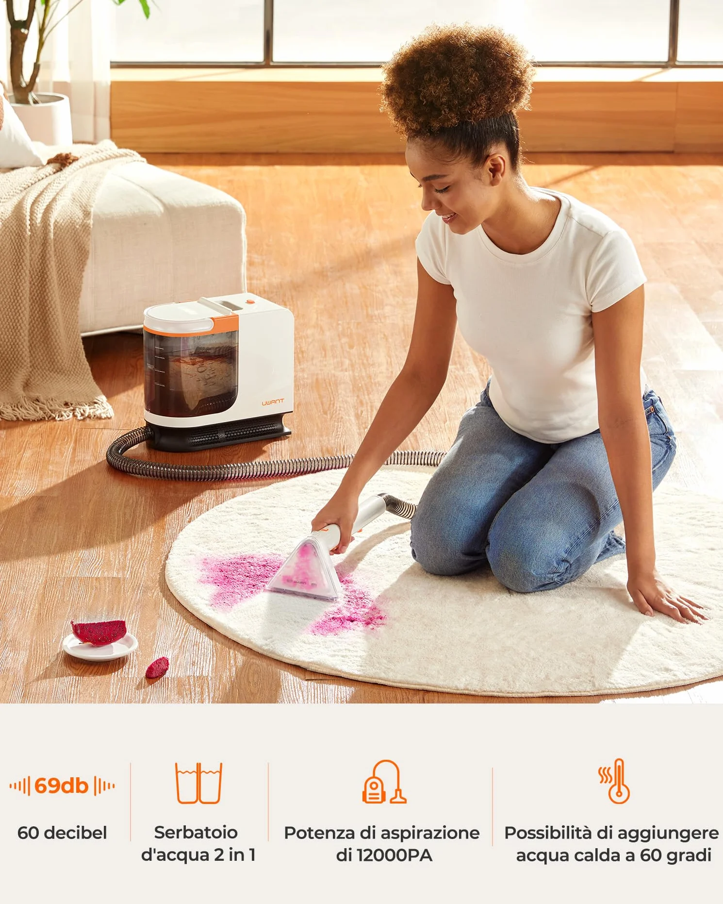 Uwant B200 SE Detergente per mobili 12000 Pa 69 dB
