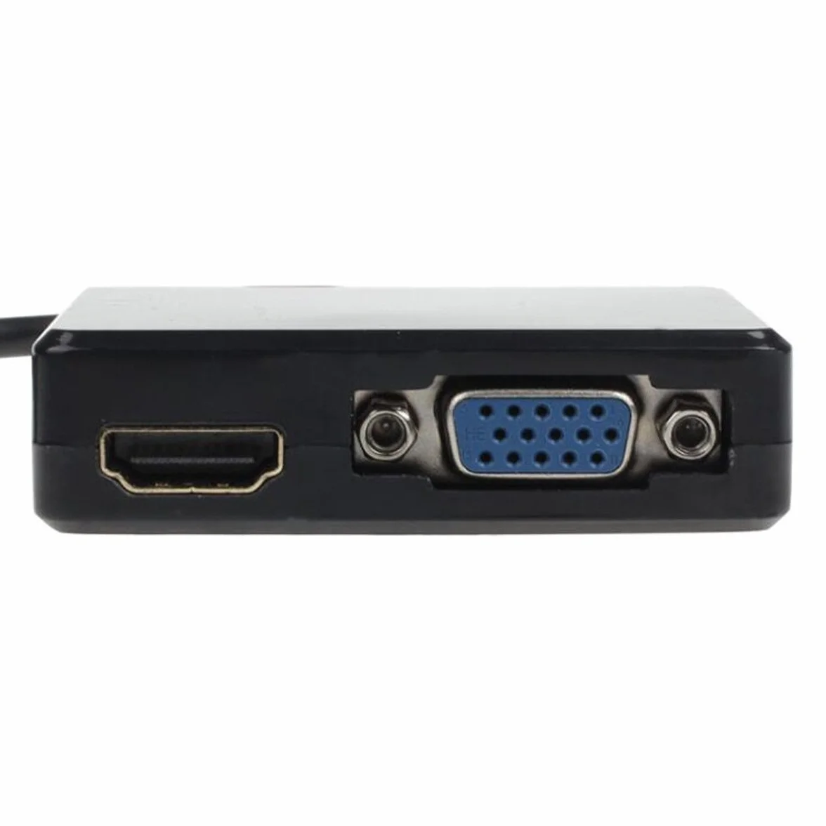 JSER HD-213 HDMI a VGA & HDMI femmina Splitter con cavo audio video convertitore adattatore per HDTV monitor PC