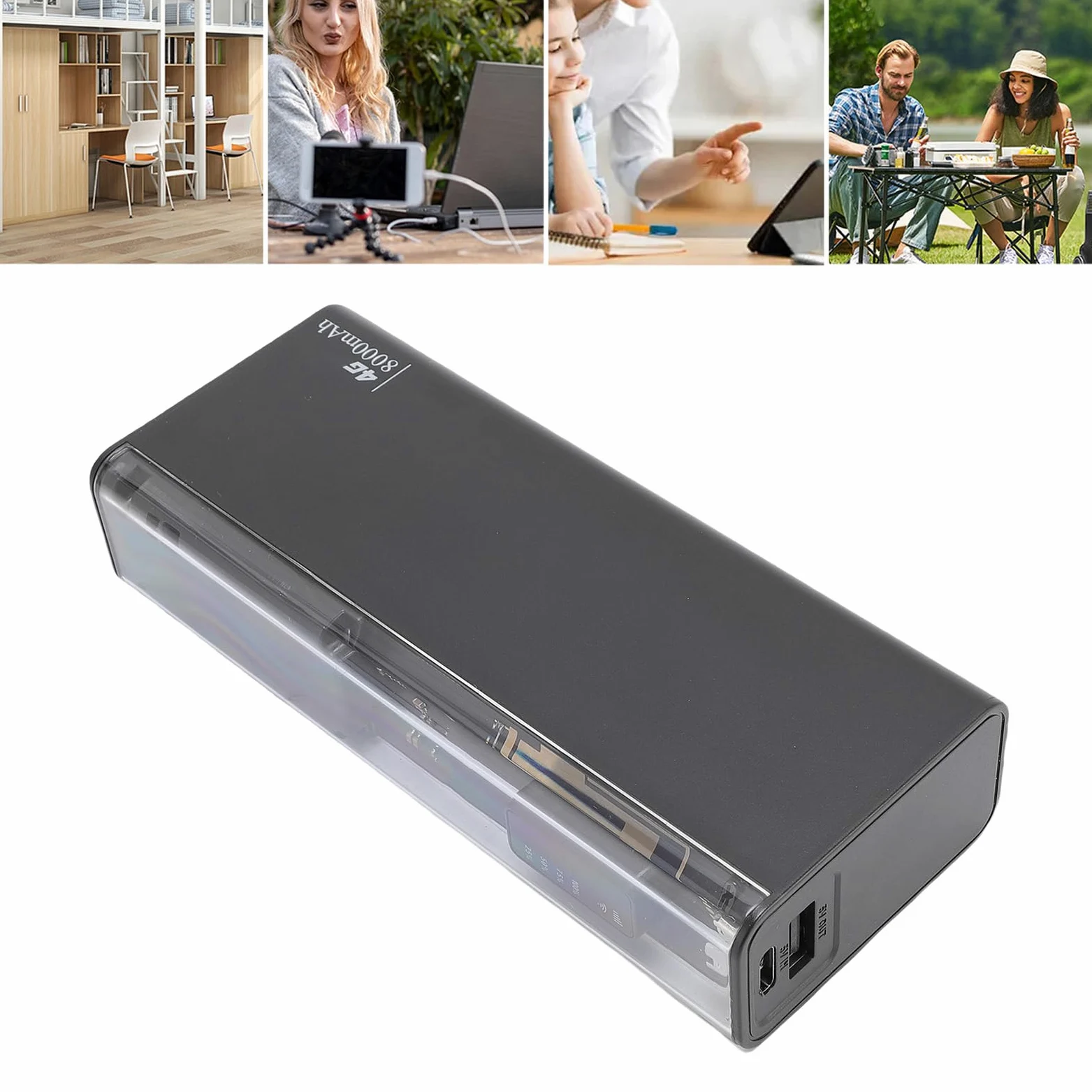 Pongnas Router Hotspot Mobile 4G LTE, Wi-Fi Dual-Band 300Mbps /5.8G,