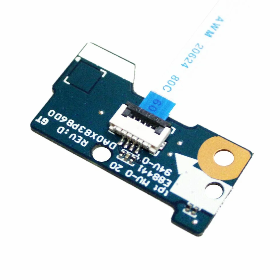 Pulsante di accensione ON/off Scheda Interruttore con Cavo per HP ProBook 450 G3, 450 G4, 455 G4, 470 G4