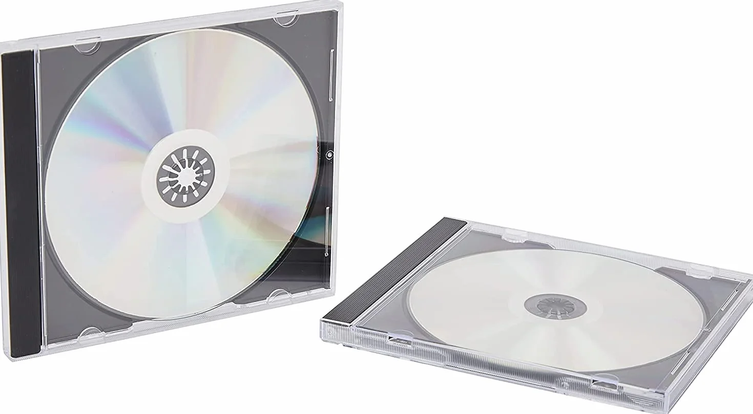 25 Custodie per CD Nere (Assemblate)