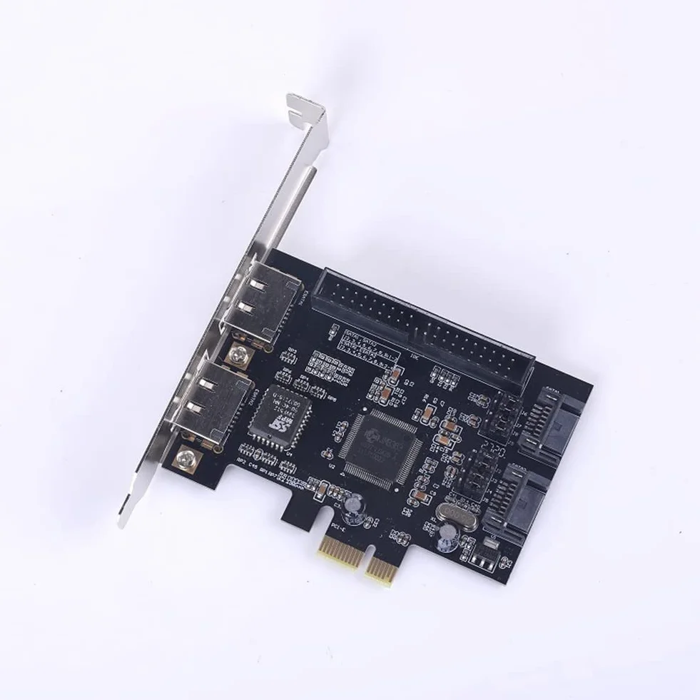 Aliaga 1 PCS SATA IDE PCI e Adapter Card PCI e A SATA 2.0 + IDE ESATA X2 Combo Adapter Controller Card