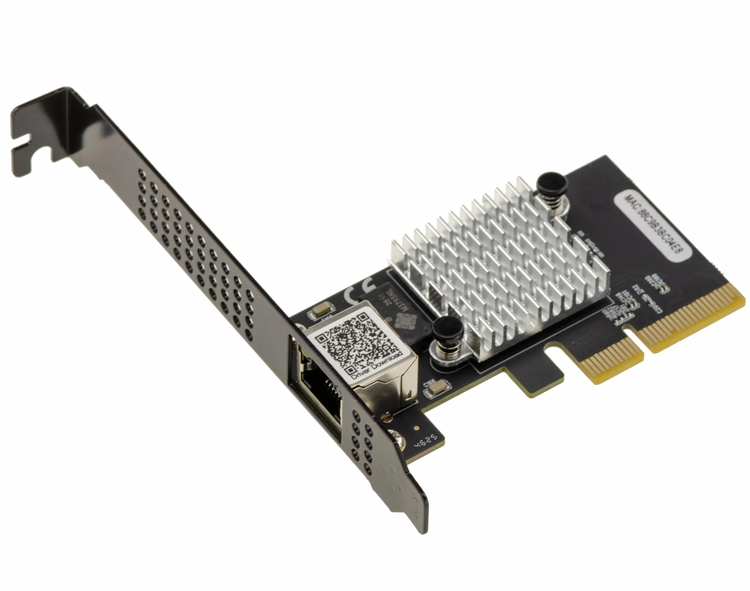 KALEA-INFORMATIQUE Scheda controller di rete PCIe x4 Gen 4.0 10 Gigabit Ethernet compatibile con 1G, 2.5G, 5G, 10G, connettore RJ45, chipset Realtek RTL8127, retrocompatibile con Gen 3.0