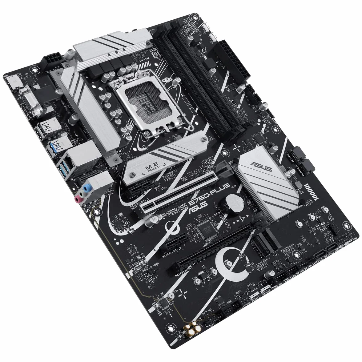ASUS Prime B760-PLUS Scheda madre Intel LGA 1700 ATX, DDR5 PCIe 5.0, 3 slot M.2, Realtek 2.5Gb Ethernet, SATA 6 Gbps, USB 3.2 Gen 2 Type-C, Thunderbolt USB4, Aura Sync, Nero