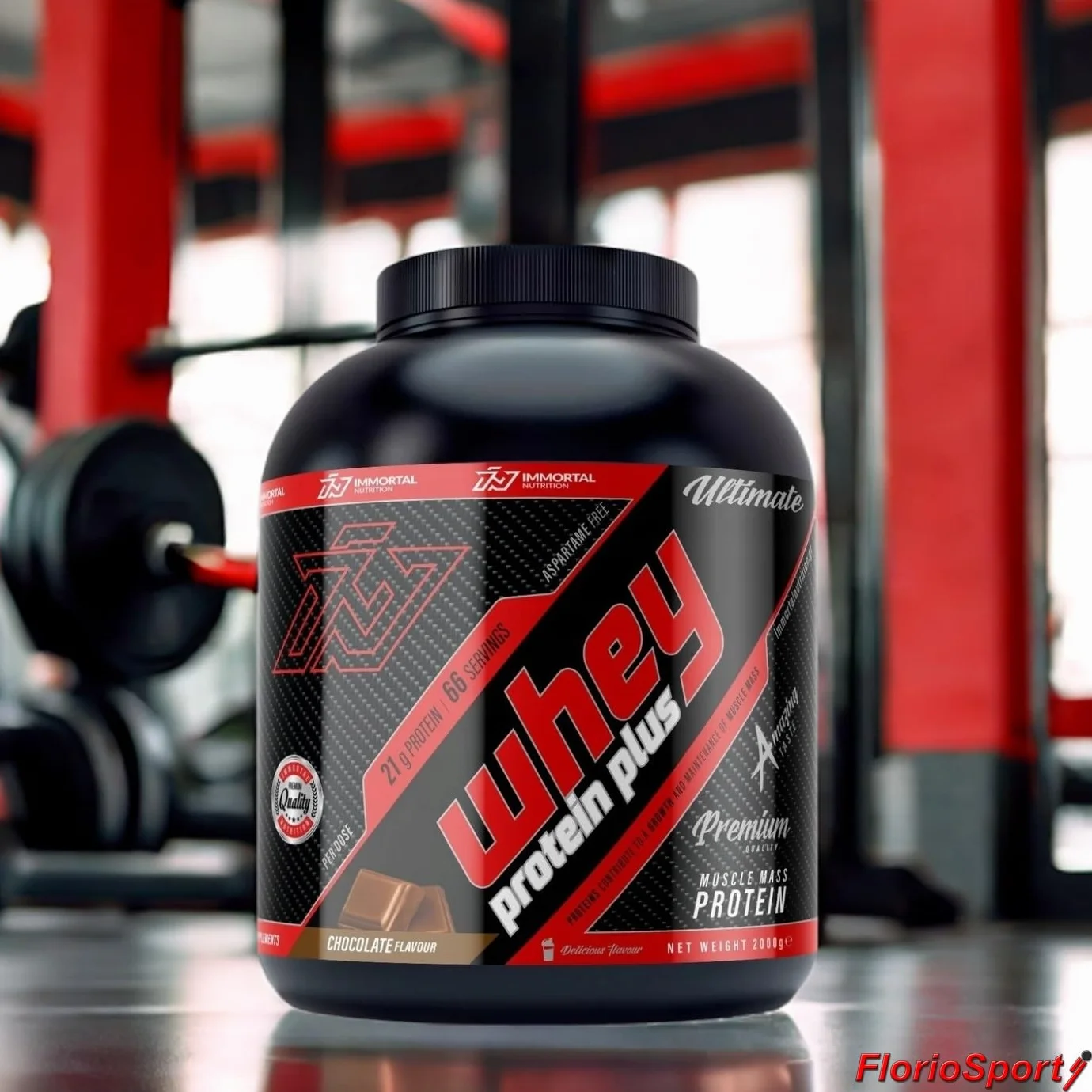 Immortal Nutrition Whey Protein Plus Proteine in Polvere 2000 g Cioccolato