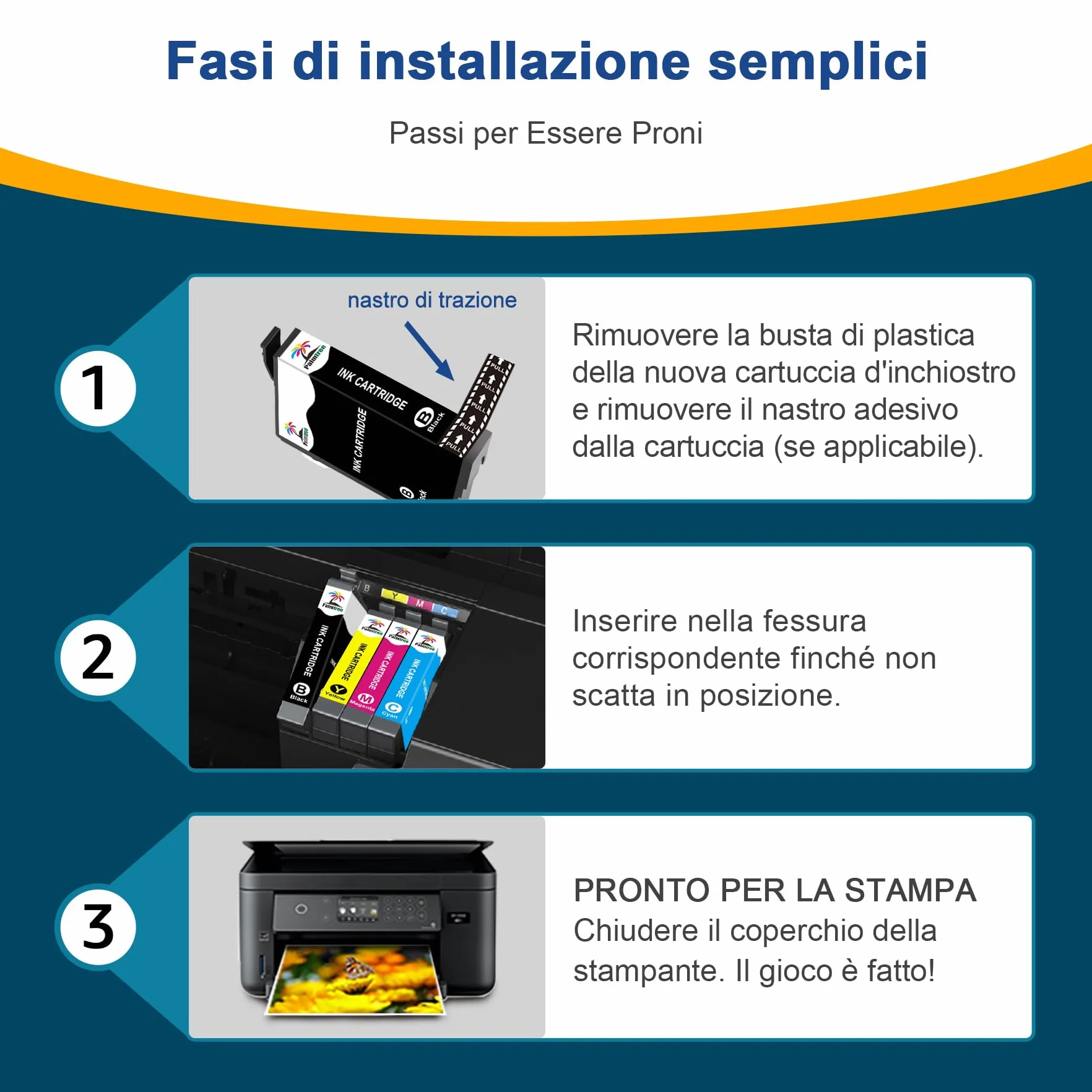Cartucce di Inchiostro Sostitutive Compatibili 604XL per Epson XP 2200 WF 2930