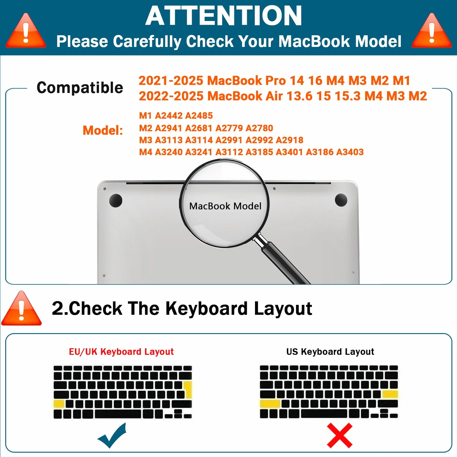 ZYB Ultrasottile TPU Copritastiera per MacBook,Cover Copri tastiera con 2022 2023 2024 MacBook Air M3 M2 13.6 15.3,2021-2024 Copri tastiera MacBook Pro 14/16 M4 M3 M2 M1,Italia Layout Mac Accessori
