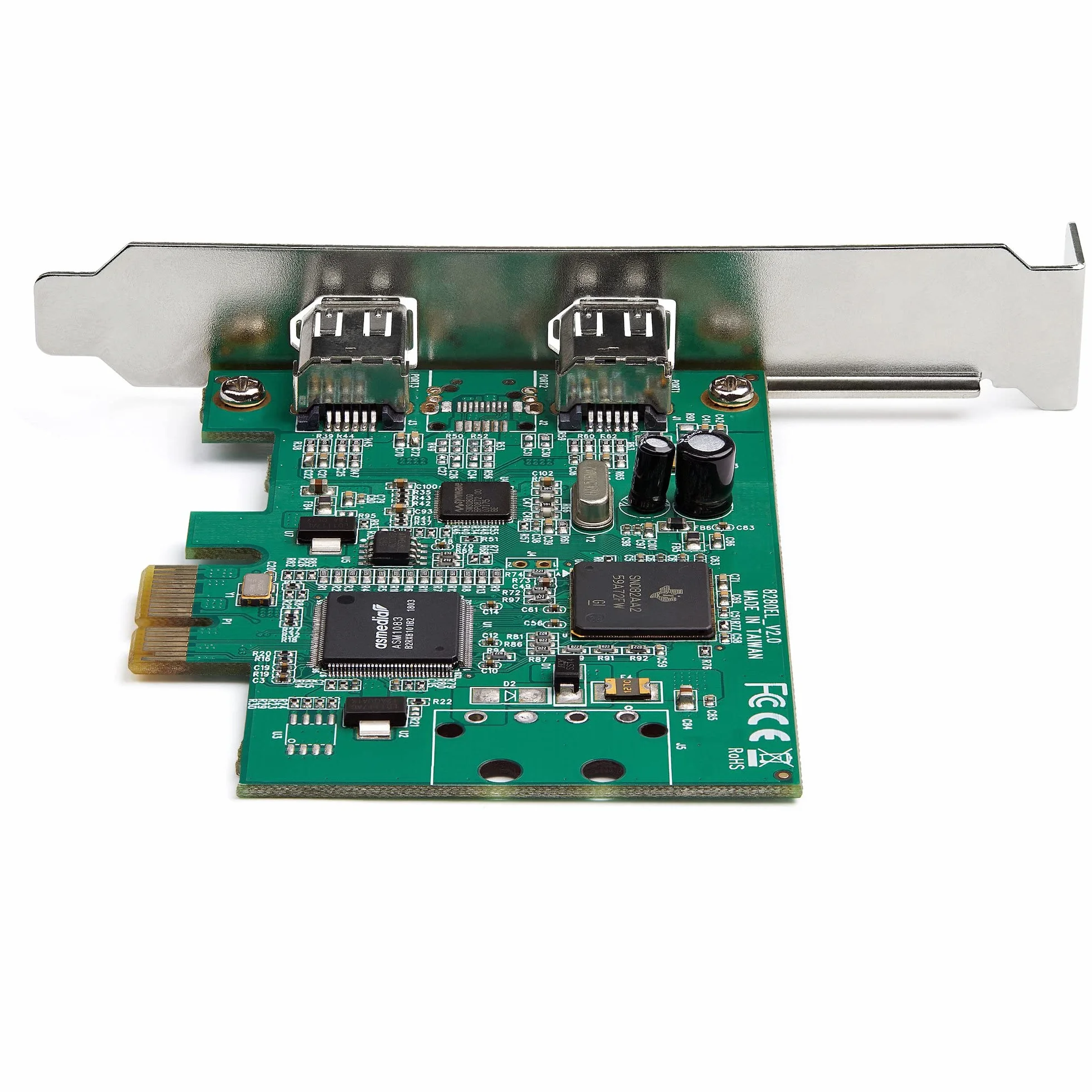 StarTech.com Scheda PCI Express FireWire a 2 porte, Adattatore PCIe FireWire 1394a (PEX1394A2V2)