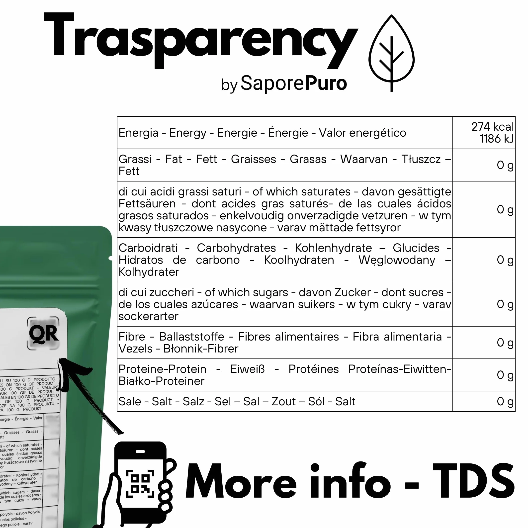 Acido Citrico Monoidrato 200 g Regolatore di pH Senza Glutine per Conserve e Bevande