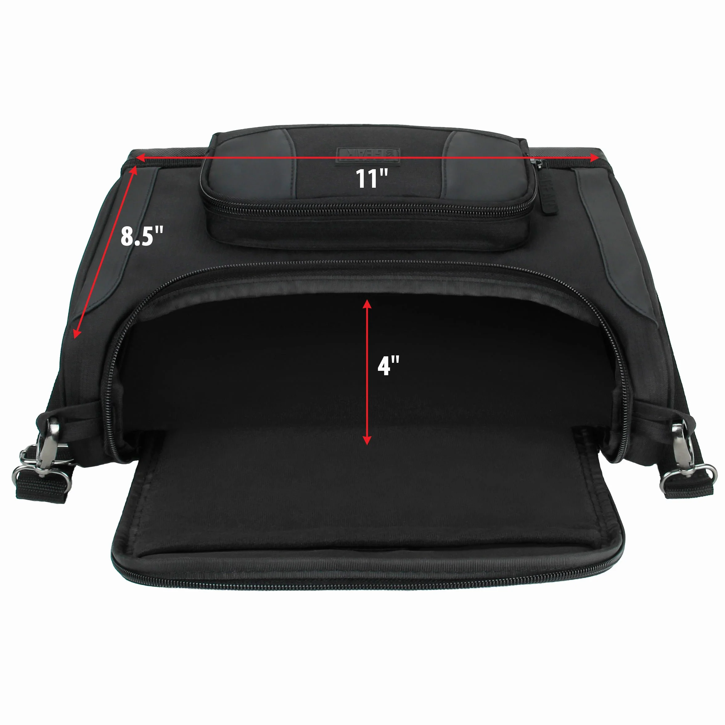 USA Gear Borsa Mini Proiettore 4K - Piccola Custodia per Proiettore Portatile con Divisori Personalizzabili Compatibile con XuanPad Projector 2024, Elephas, Mini YOTON Y3 - Nero