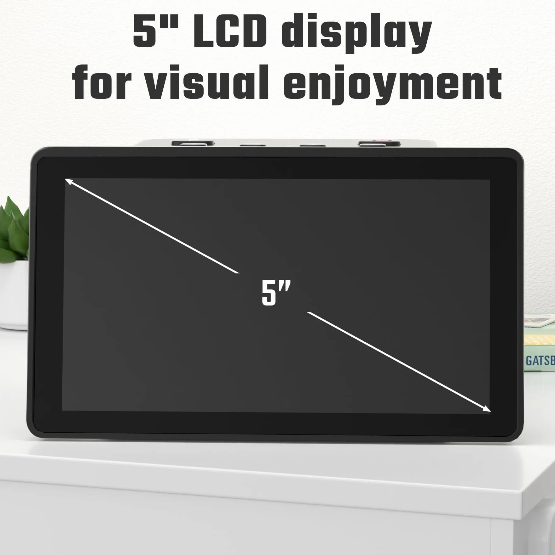Film digitale e diascanner con ampio display LCD da 5 pollici, scanner scorrevole per digitalizzare scanner negativo, converte 135, 126 KPK, 110 negativi e film Super 8 in JPEG da 22 MP