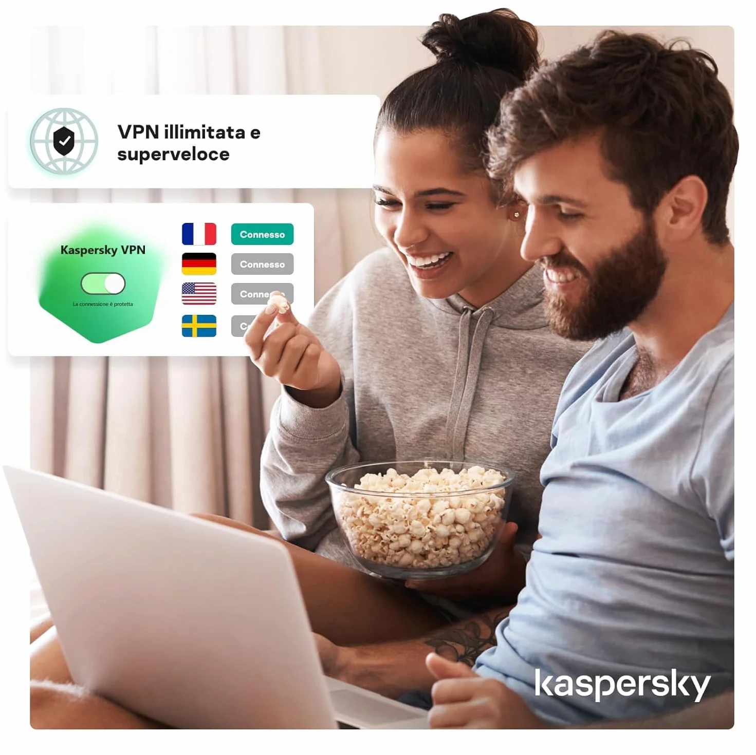 nextradeitalia Kaspersky Total Security 2025 PC/Mac/Android/iOS -1 Anno- 3 DISPOSITIVI