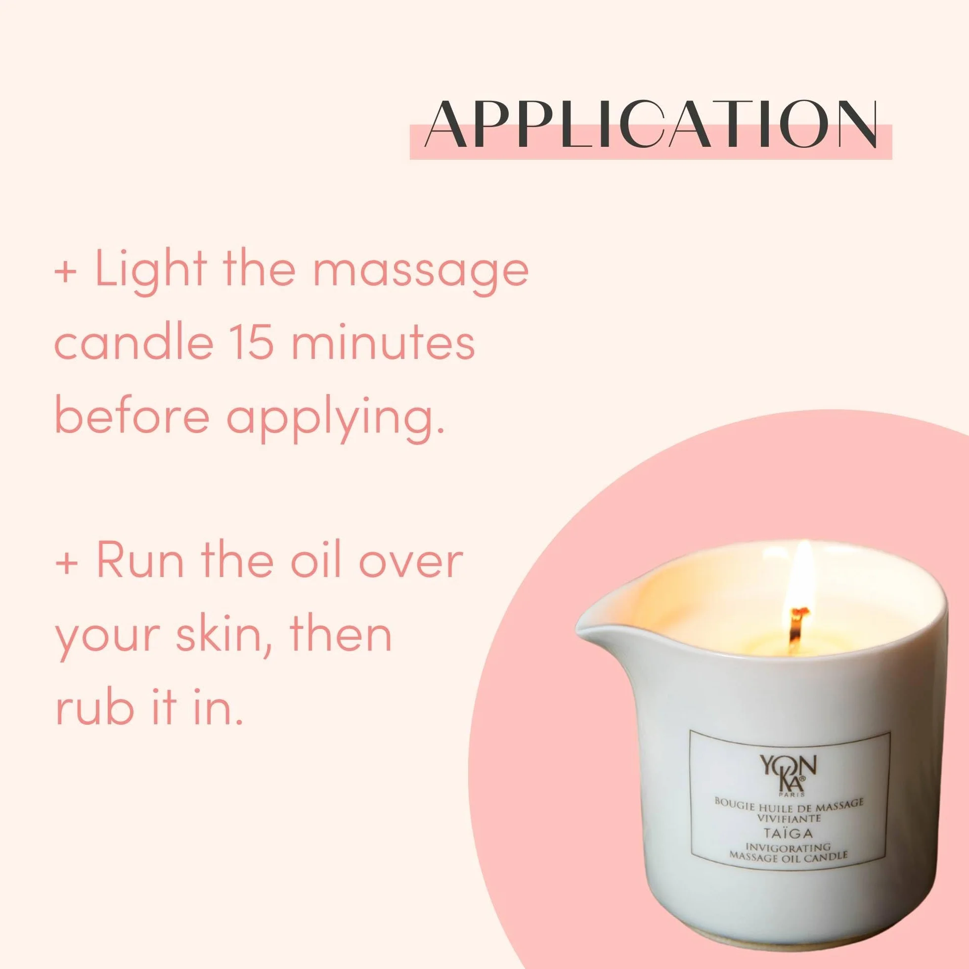 Yonka Candela da Massaggio Taïga Relax Intimo Ingredienti Naturali Nutrienti Profumazioni Legnose Rilassanti Massaggio Riscaldante Utilizzo Versatile