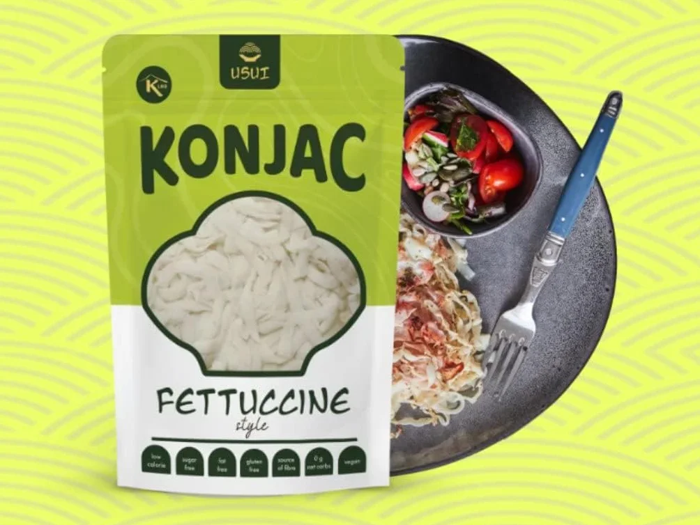 USUI Fettuccine di Konjac 20 pezzi – Shirataki pasta Low Carb Keto senza glutine ipocalorico (20×270g)