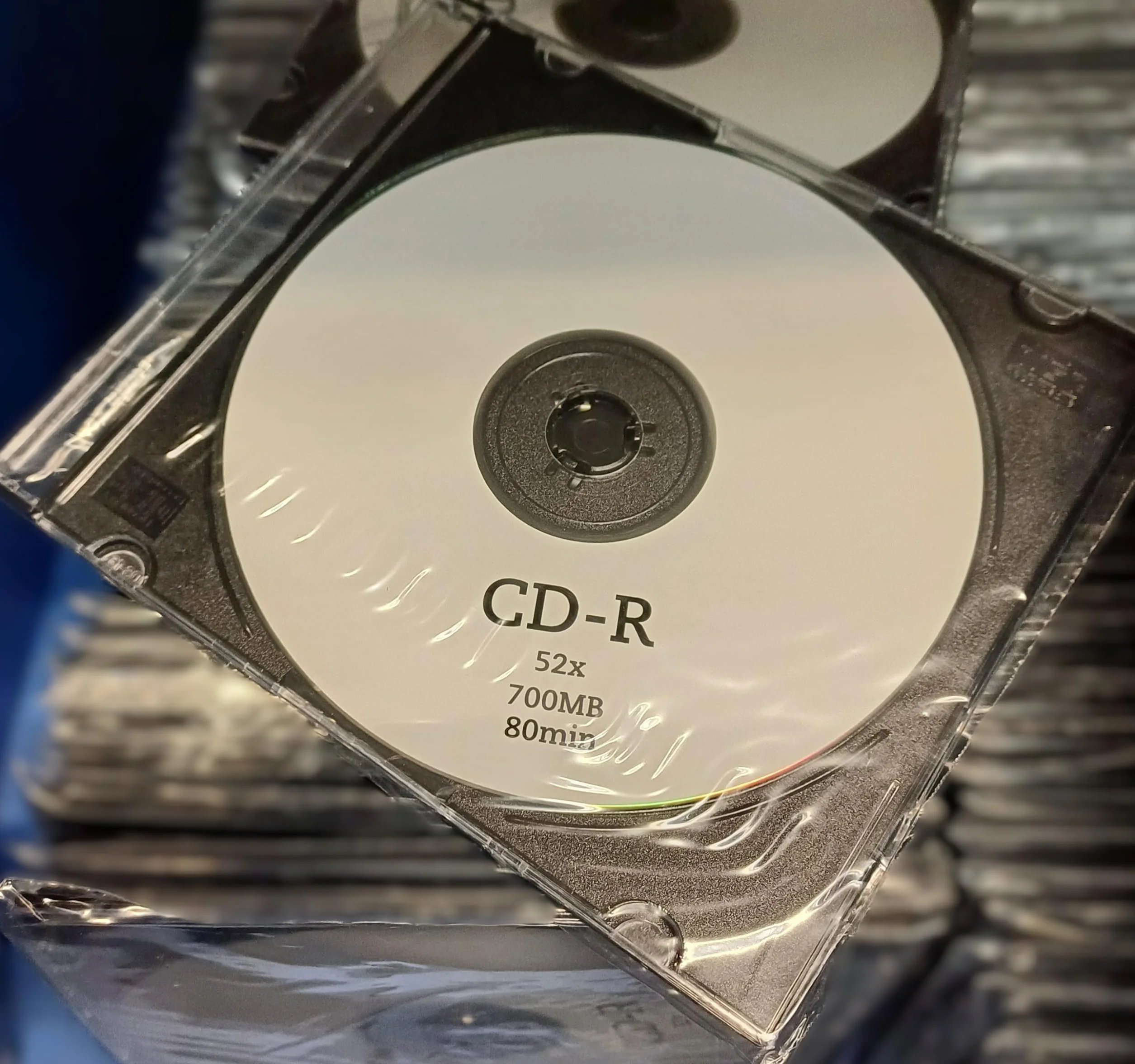 80 min 52x 700 MB CD-R con custodia sottile Jewel