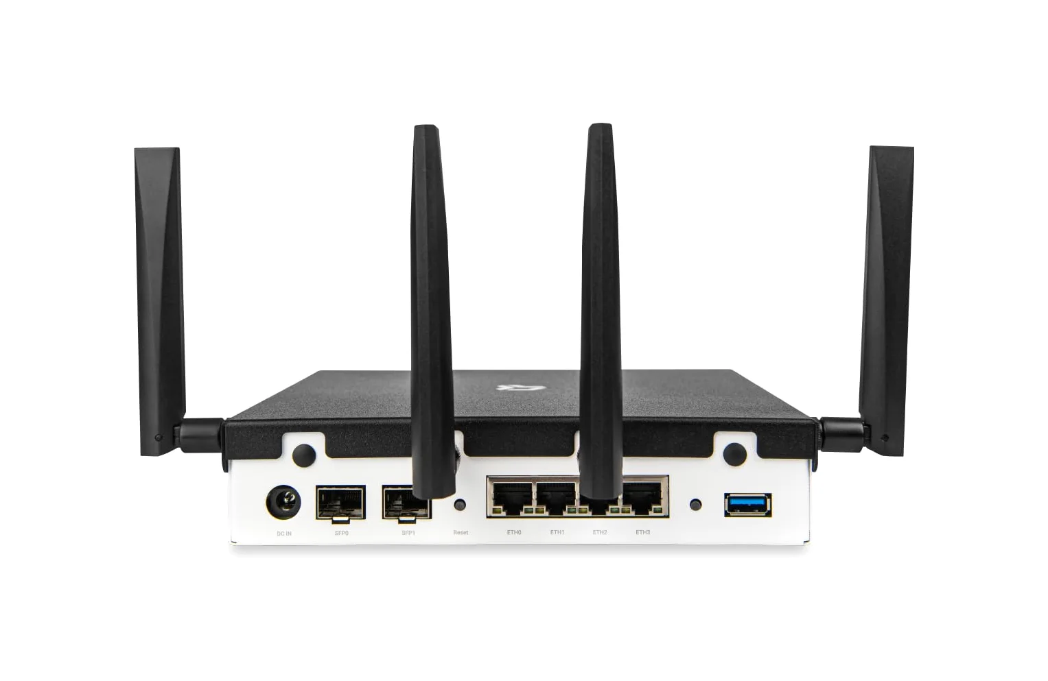 Turris Omnia NG Router Wi-Fi 7, Router di Rete ad Alta Velocità, 2 Porte SFP+ 10Gbps, 4 Porte RJ45 2.5Gbps, Nero, OpenWRT