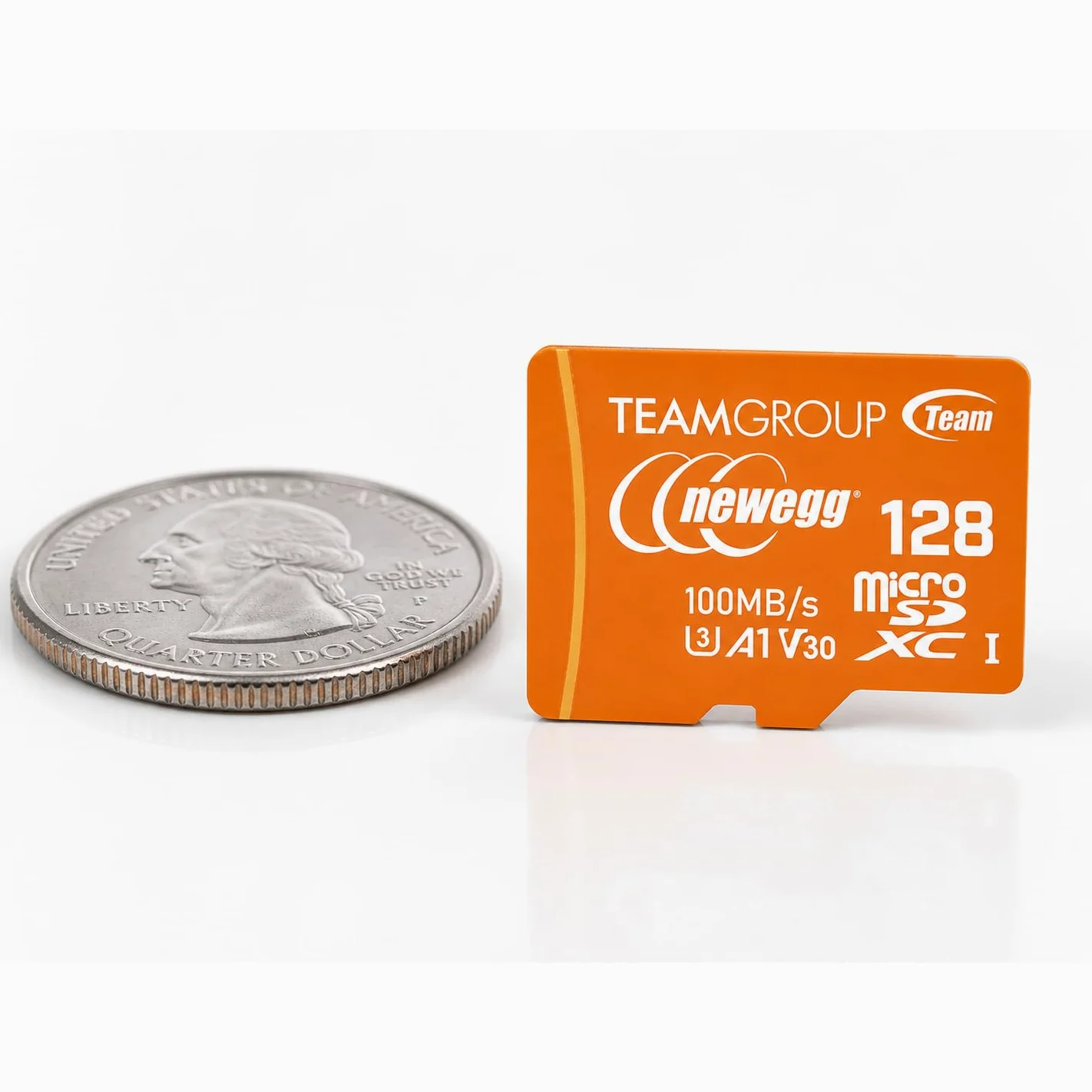 NEWEGG Scheda microSDXC A1, velocità di lettura fino a 100 MB/s, 128 GB per fotocamere, droni e smartphone Android, 4K UHD U3 V30, TUSDX128GIV30A172