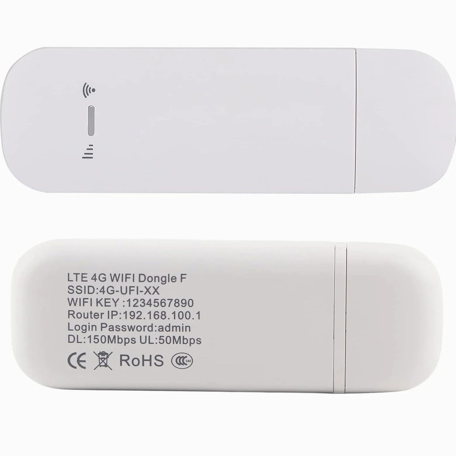 Hidyliu Adattatore di Rete Ad Alta velocità Router WiFi USB 4G LTE per Casa e Viaggio con connettività a 150 Mbps