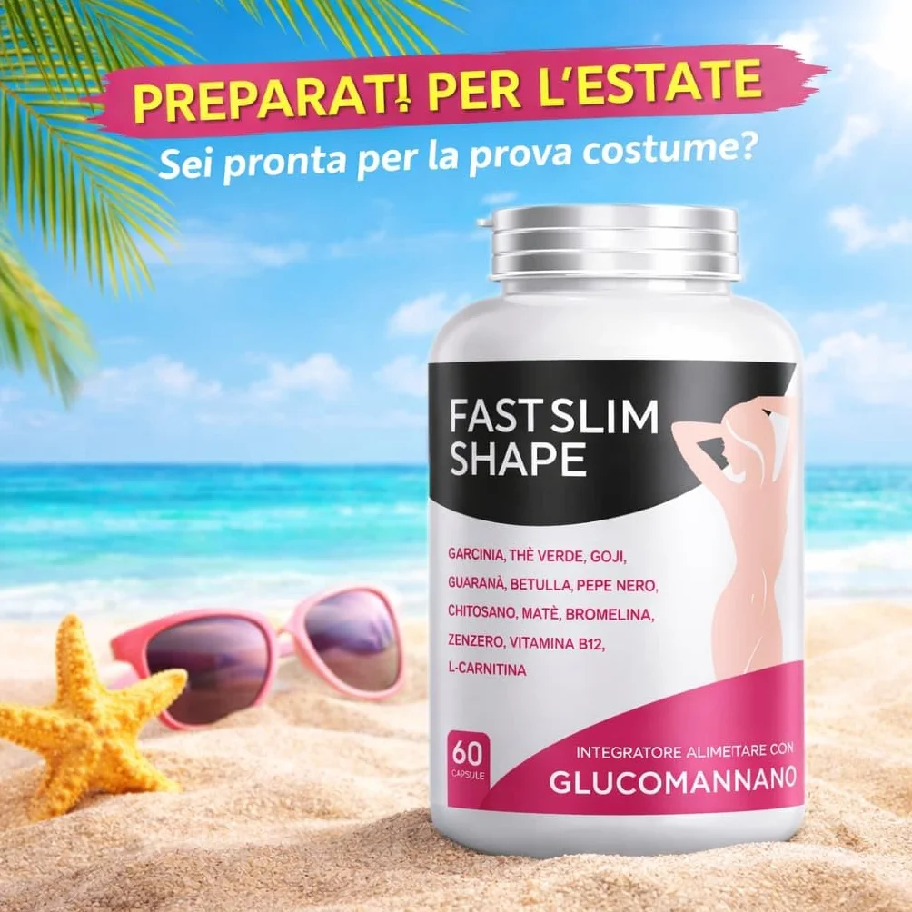 Glucomannano Integratore Controllo Peso con L-Carnitina e Garcinia Cambogia – 60 Capsule