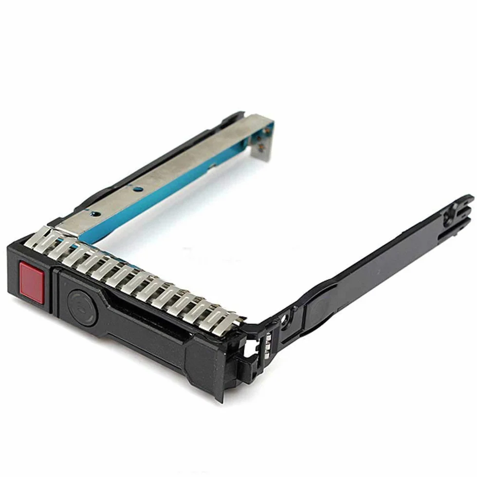 RGBS 2,5" SFF SAS SATA HDD Tray Caddy for HP Proliant 651687-001 651699-001 G8 G9 ML350P Gen8 GEN9 ML350 DL360E DL360P DL320e DL380E DL380P DL160 SL270S 230 Series con 4 viti di montaggio
