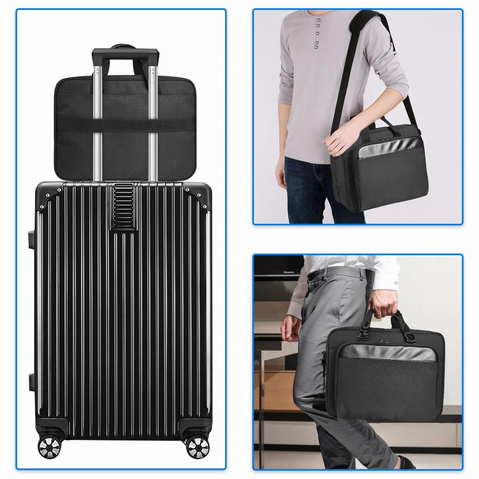 Borsa porta stampante mobile di qualità, grande capacità, adatta a diversi ambienti di lavoro, oltre a riporre la stampante, borsa porta mobile con