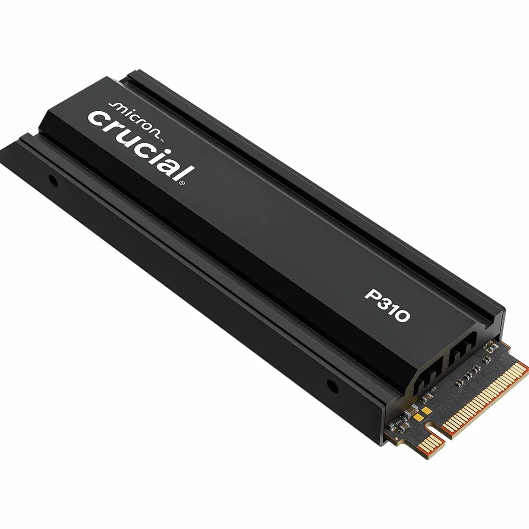 Crucial P310 PS5 SSD 2TB PCIe Gen4 NVMe M.2 con Dissipatore, fino a 7.100 MB/s, Compatibile con PlayStation 5, PC Desktop, Hard Disk Interno - CT2000P310SSD5-01