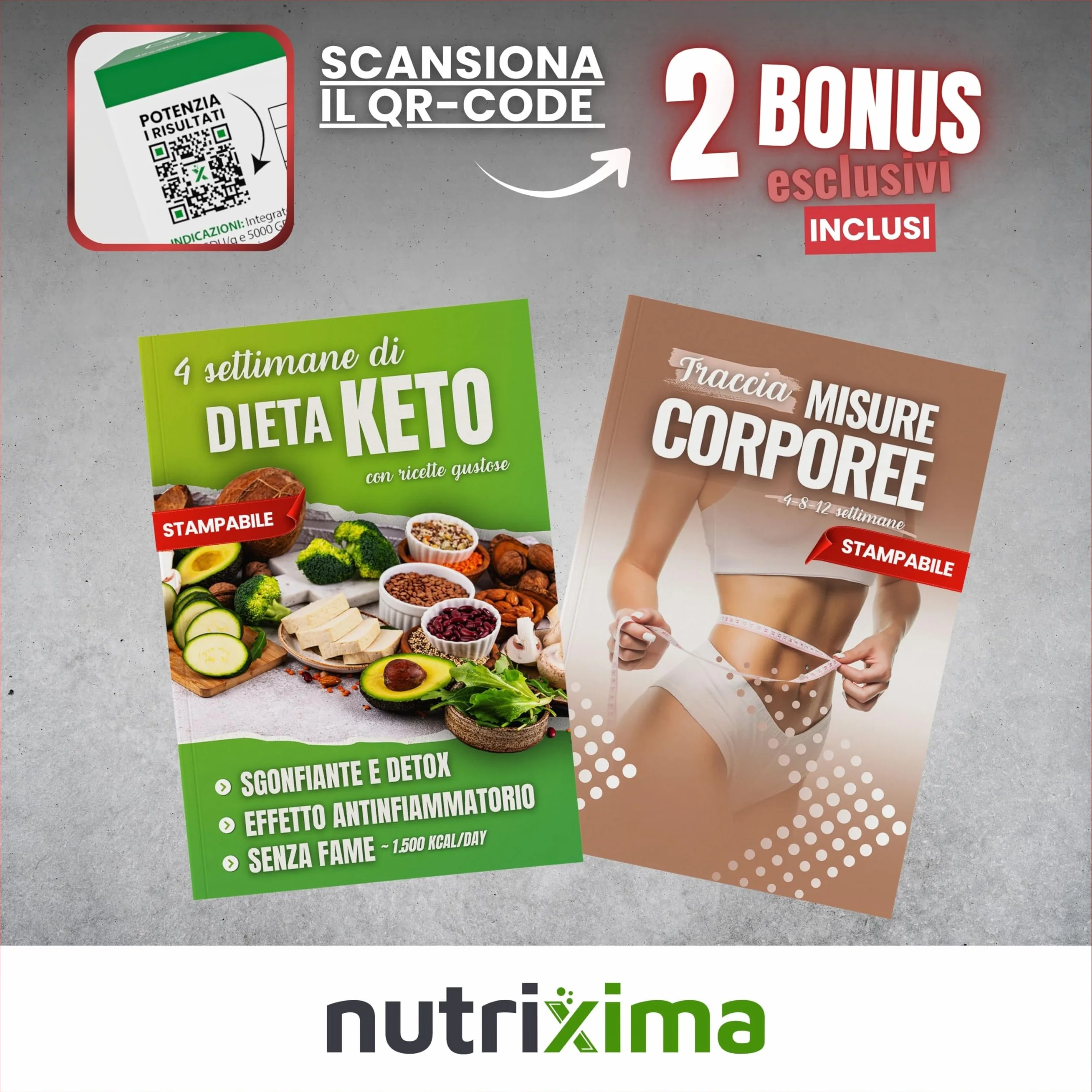Bromelina Forte Drenante 2500+5000 GDU 40cpr con Tarassaco Made in Italy NUTRIXIMA®